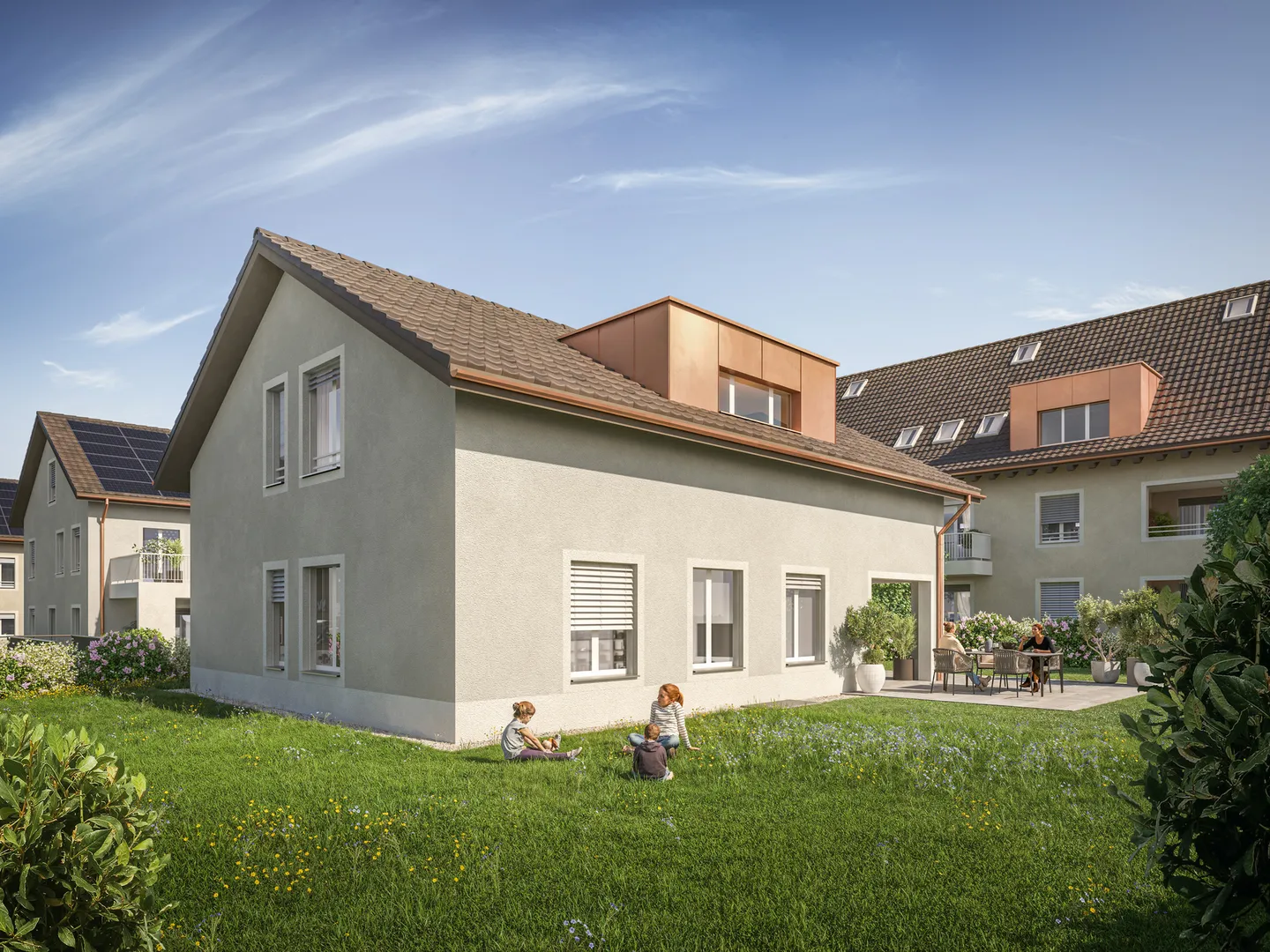 Modernes Einfamilienhaus in Natur - Foto 2 von 7
