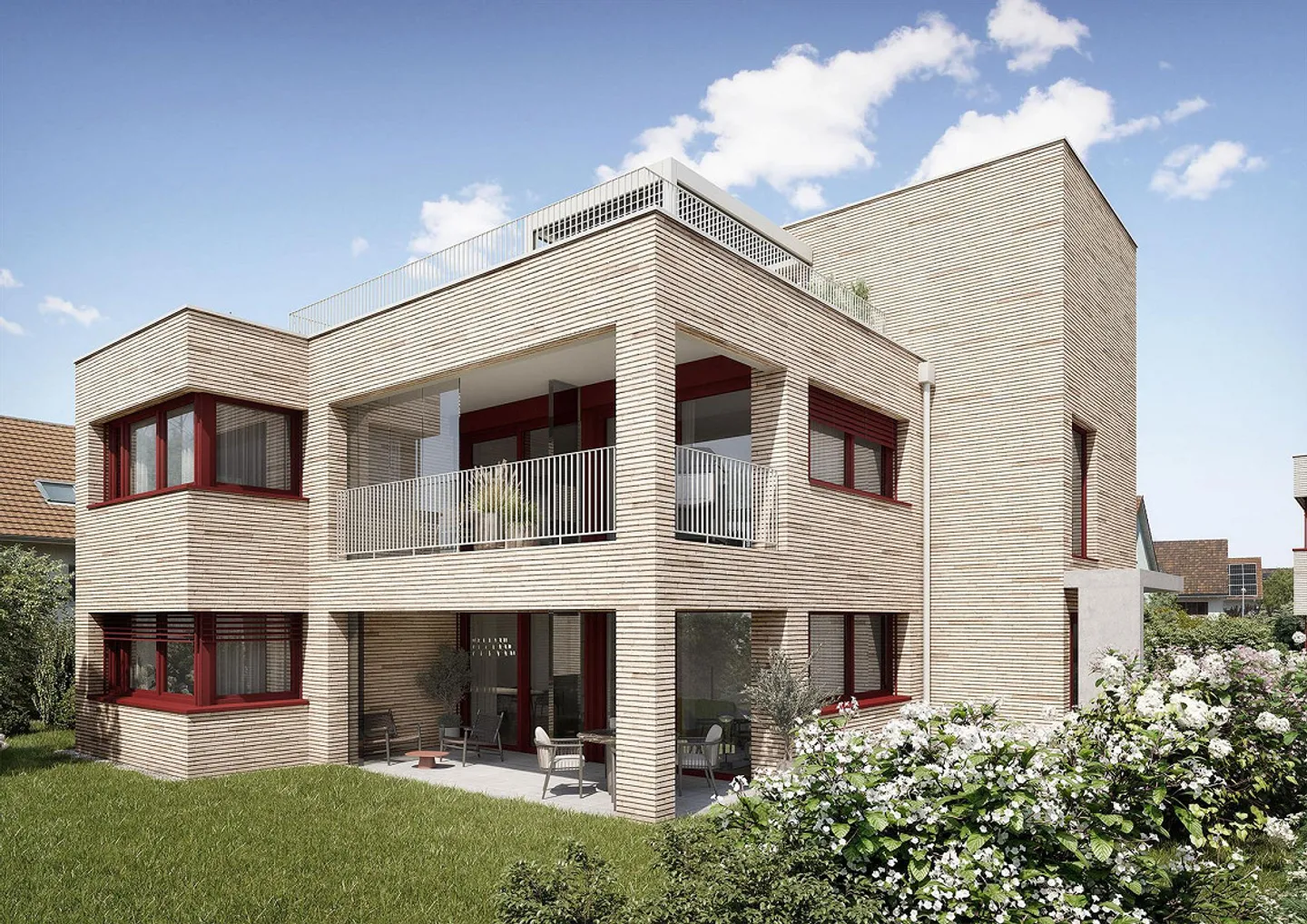 Appartamento nuovo esclusivo di 4,5 stanze con giardino privato di 221 mq a Therwil - Foto 1 di 6