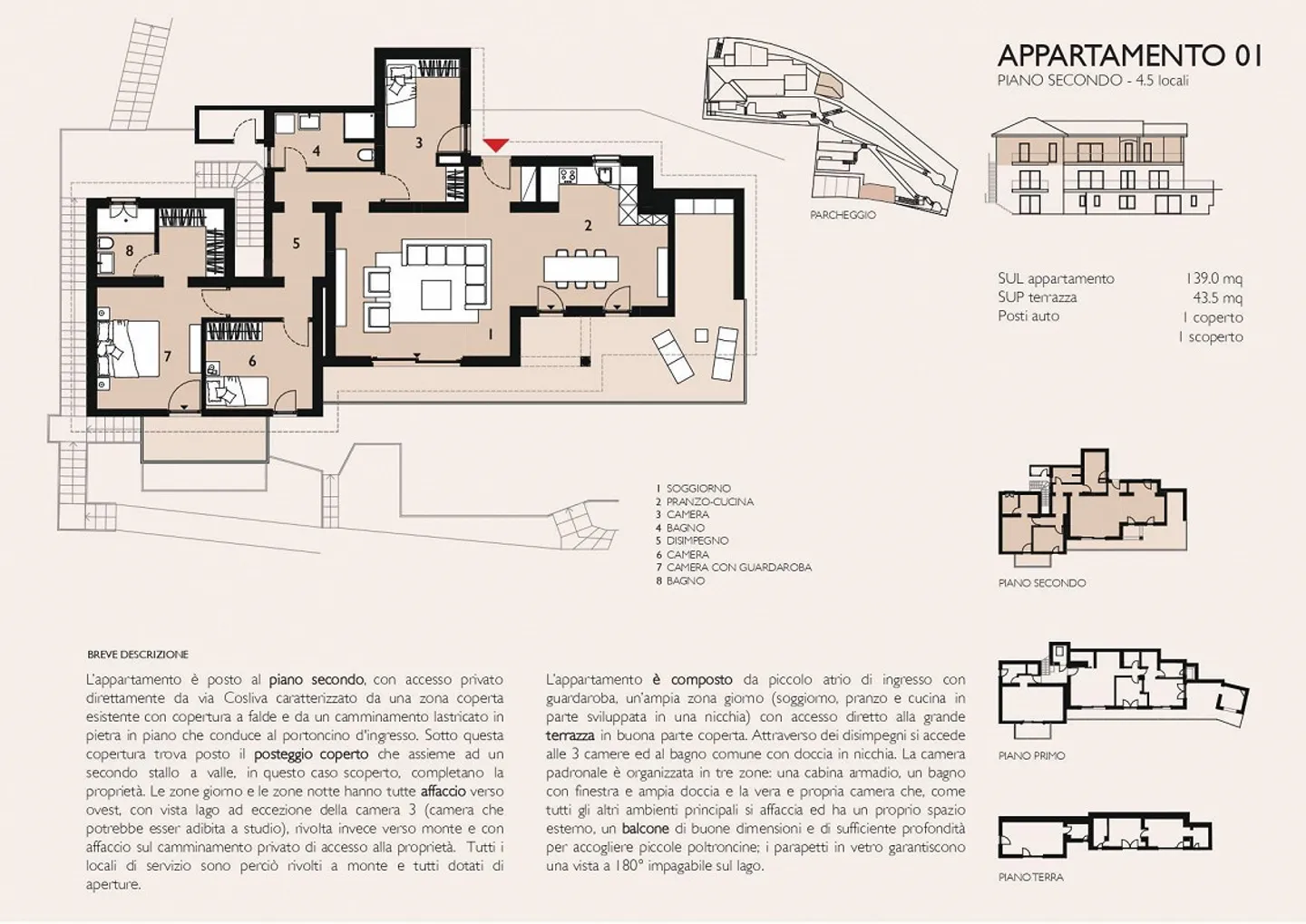 Splendido attico circondato dal verde. - Foto 13 di 13