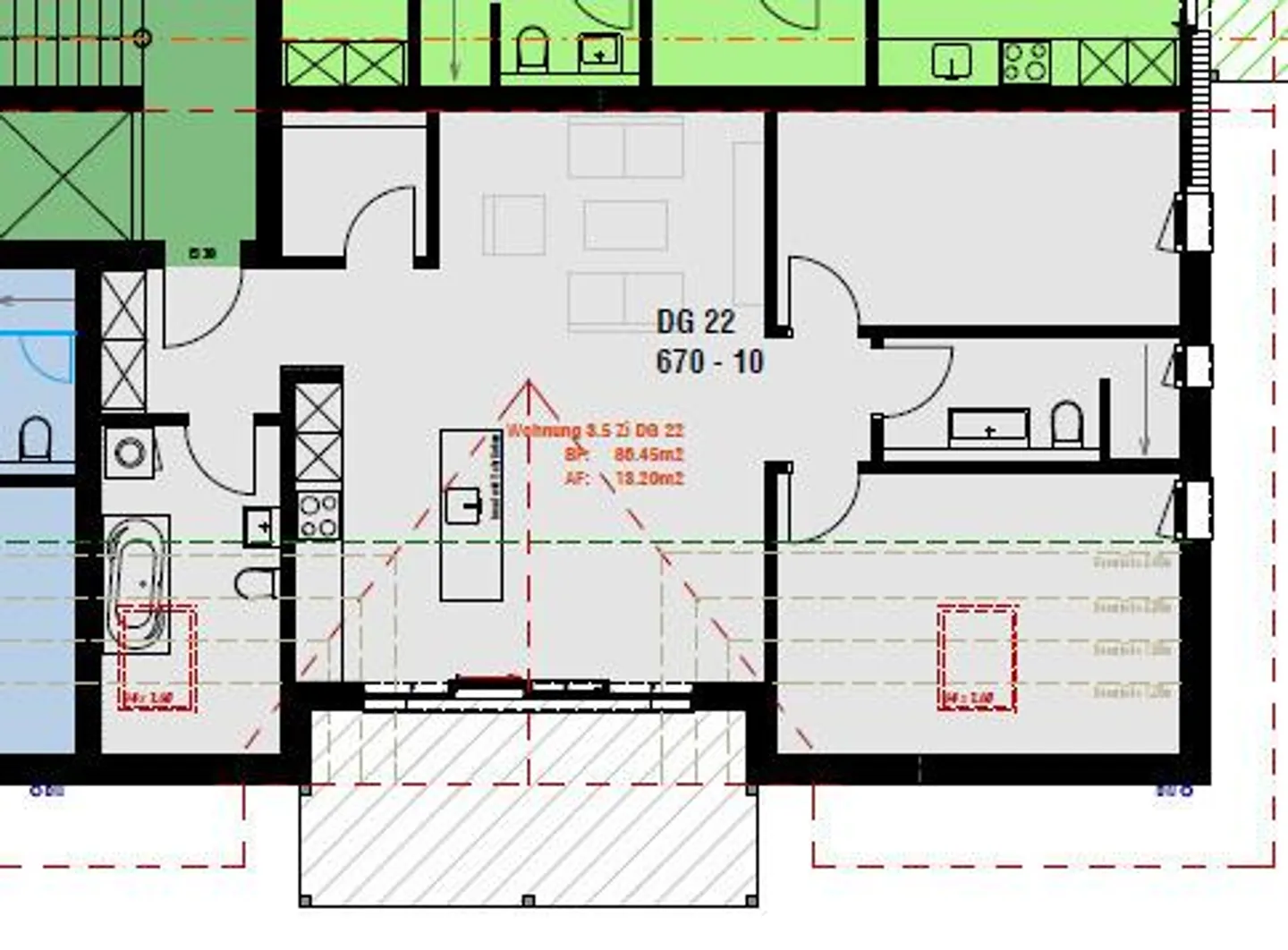Neuwertige 3.5-Zimmer-Wohnung im Erdgeschoss in Oberwil bei Büren - Foto 8 von 8