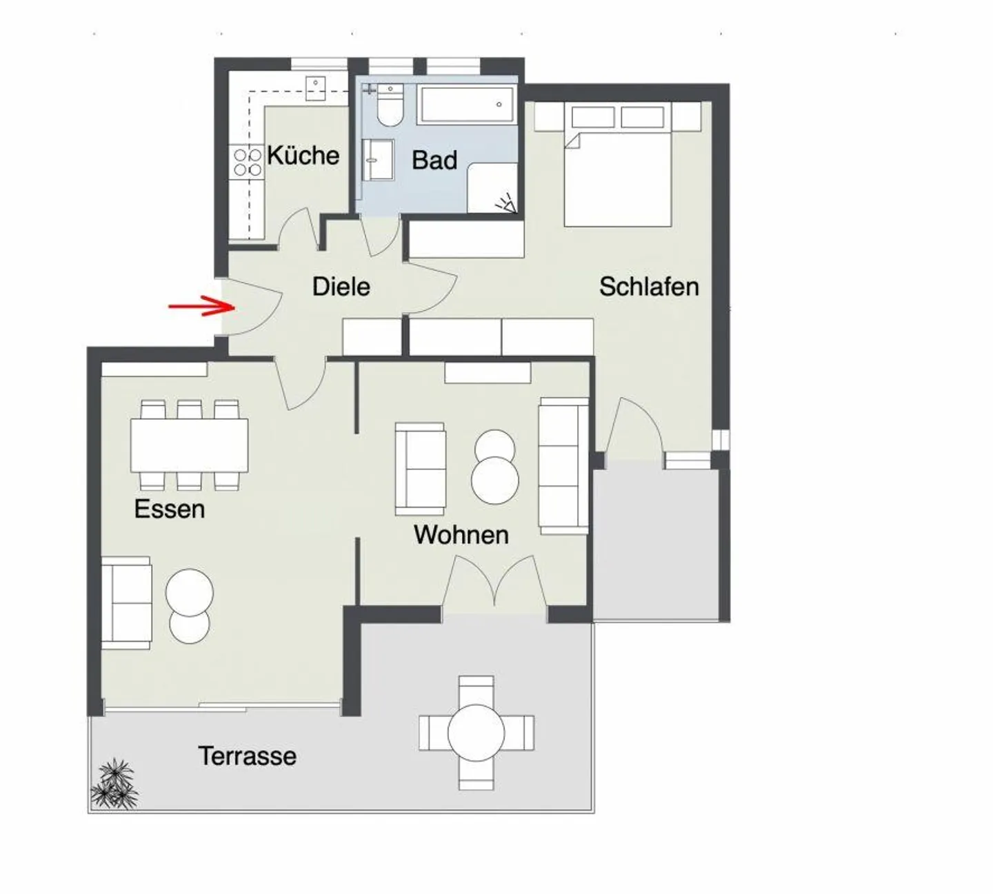 Charming 3.5 room apartment in sunny location with partial lake view and communal indoor pool - Photo 6 of 30