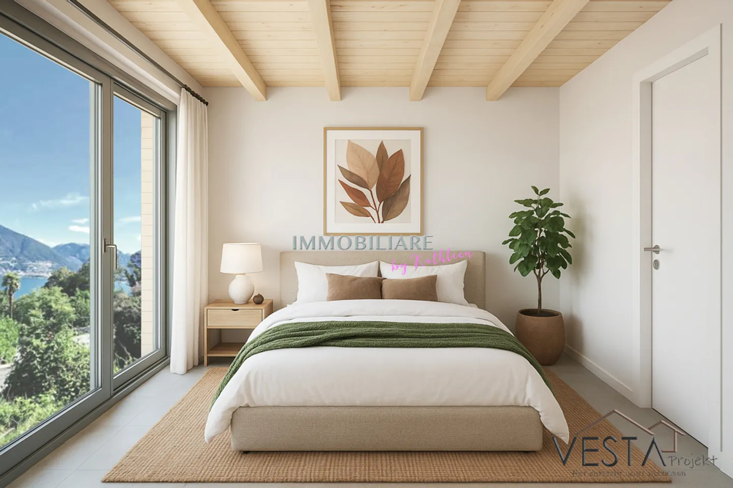 Duplex Apartment with Elevator and Stunning Lake View, New Construction, Minergie, Garden - Photo 6 of 13