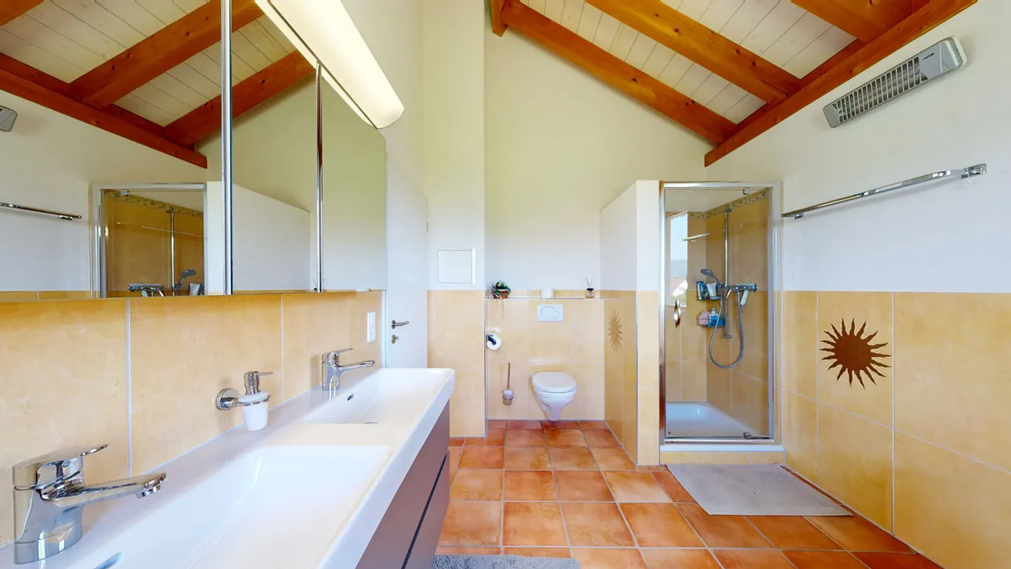 Modern 5.5-room single-family house with pool and double carport - Photo 11 of 17