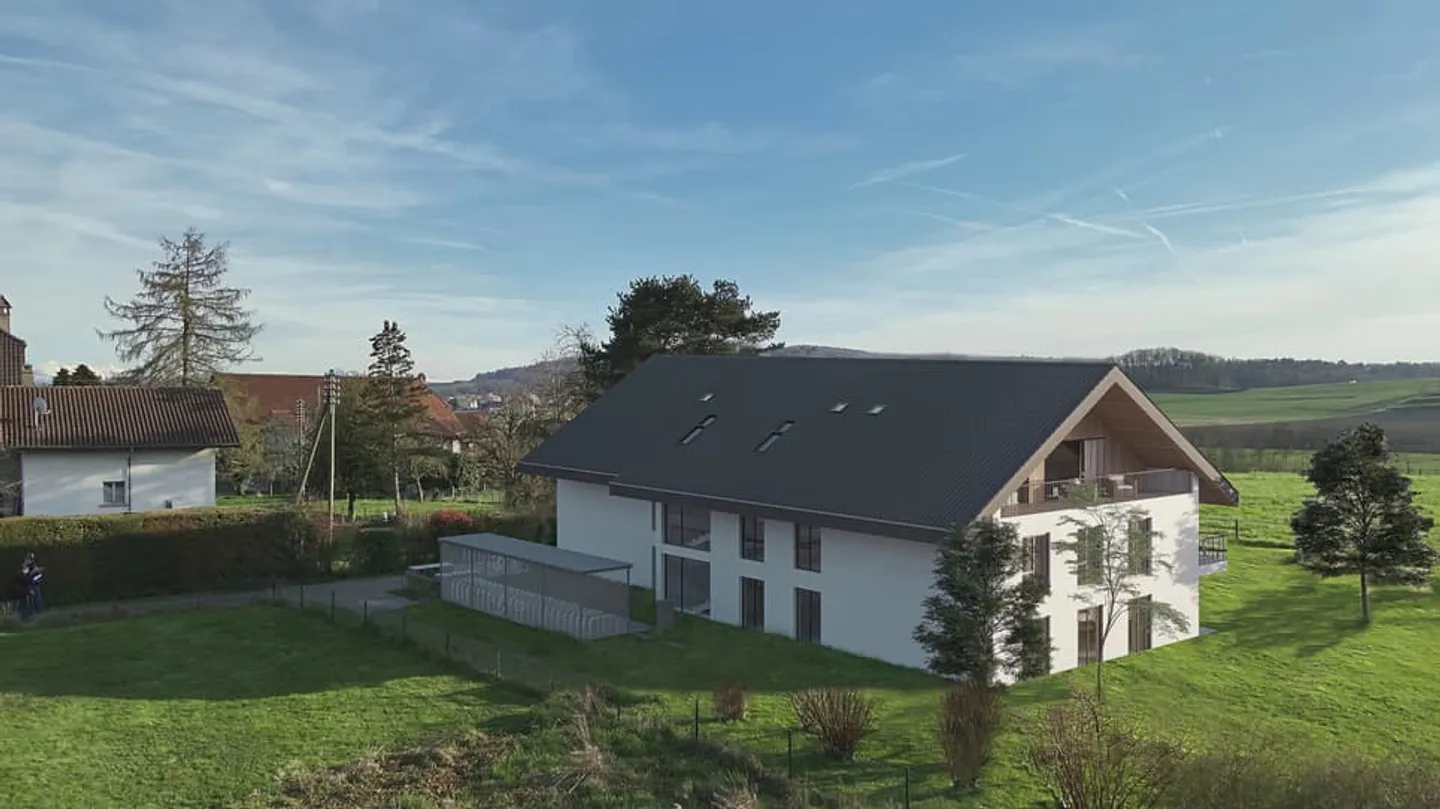 Estavayer / Frasses Wunderschöne Wohnung im Erdgeschoss mit 3,5 Zimmern - Foto 4 von 5