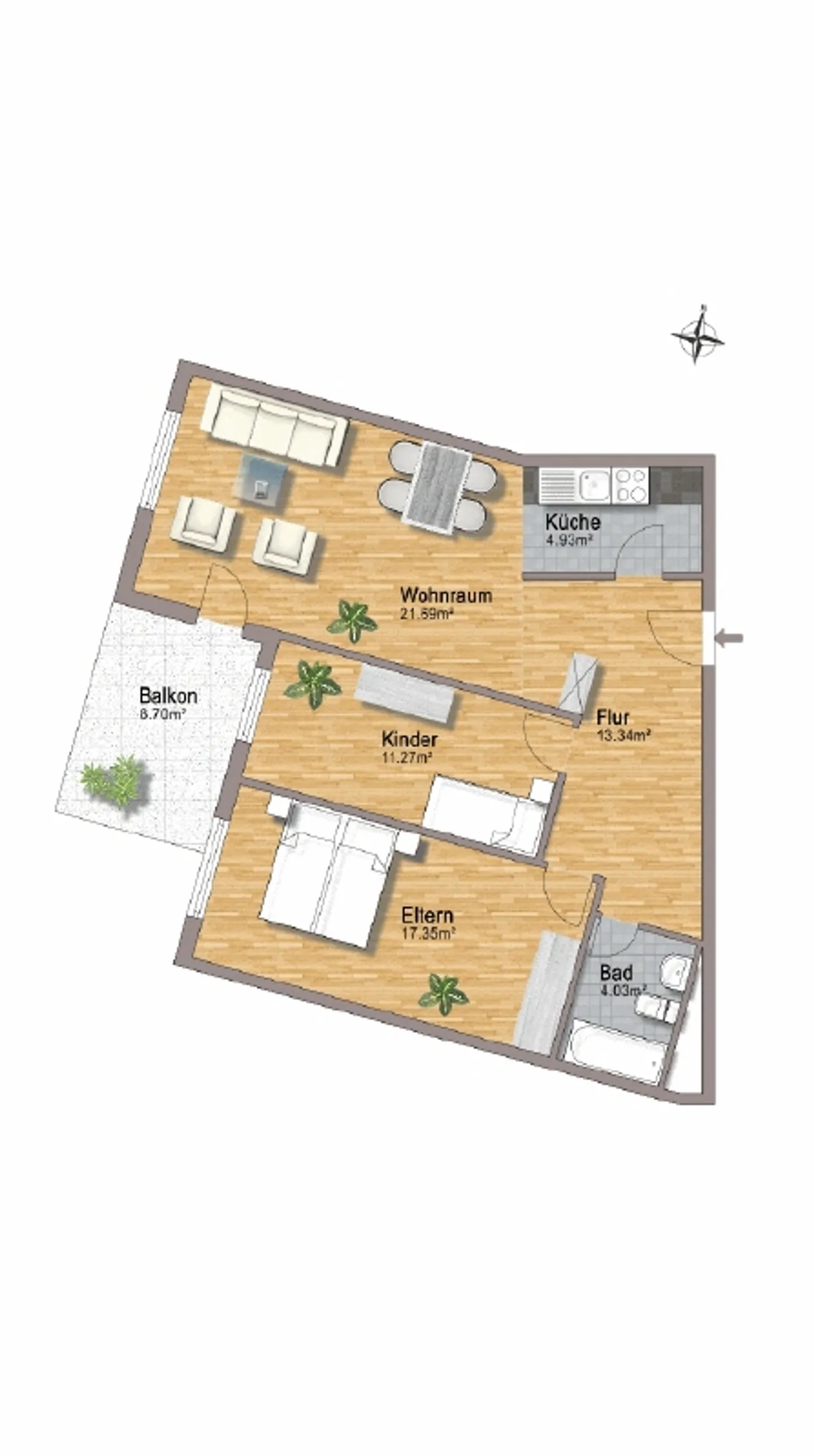 Renovierte Wohnung in Kriens - Foto 5 von 6