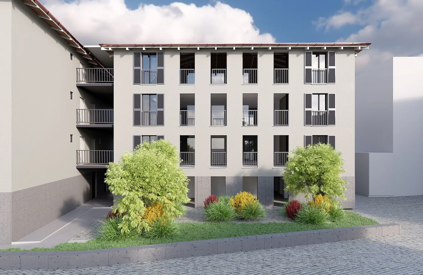 Die neue Residenz Vecchio Borgo bietet 2.5- und 3.5-Zimmer-Wohnungen. - Foto 4 von 4