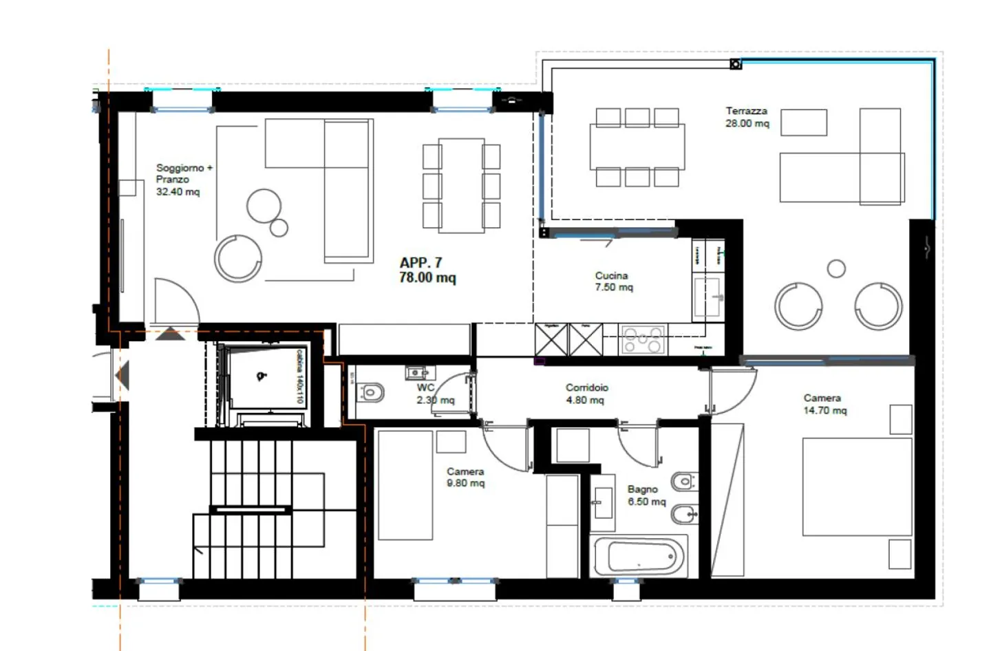NEUES PENTHOUSE 3.5 ZIMMER MIT 38MQ DACHTERRASSE MIT SEEBLICK - Foto 27 von 29