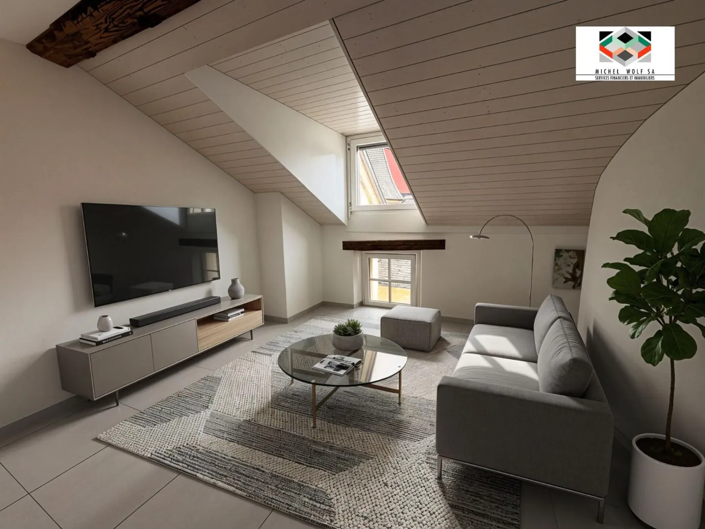 Wunderschöne Wohnung zur Miete im Stadtzentrum von Neuenburg - Foto 1 von 6