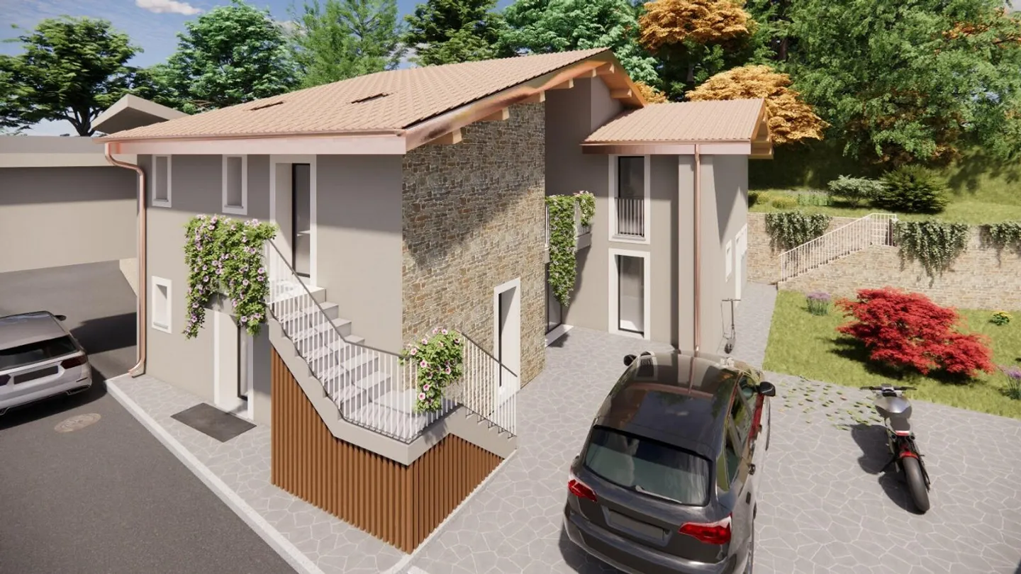 NOUVEAU MAISON INDIVIDUELLE AVEC 7,5 CHAMBRES À SIGIRINO EN CONSTRUCTION - Photo 3 sur 3