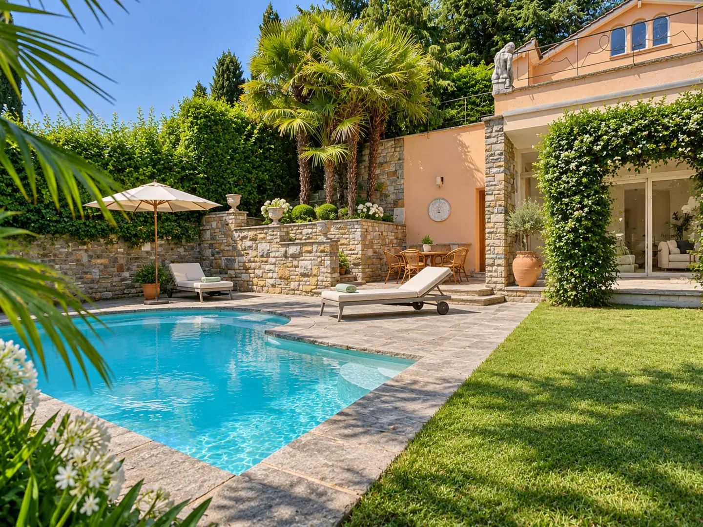 Tuscan-style villa in the heart of Pully - Photo 1 of 13