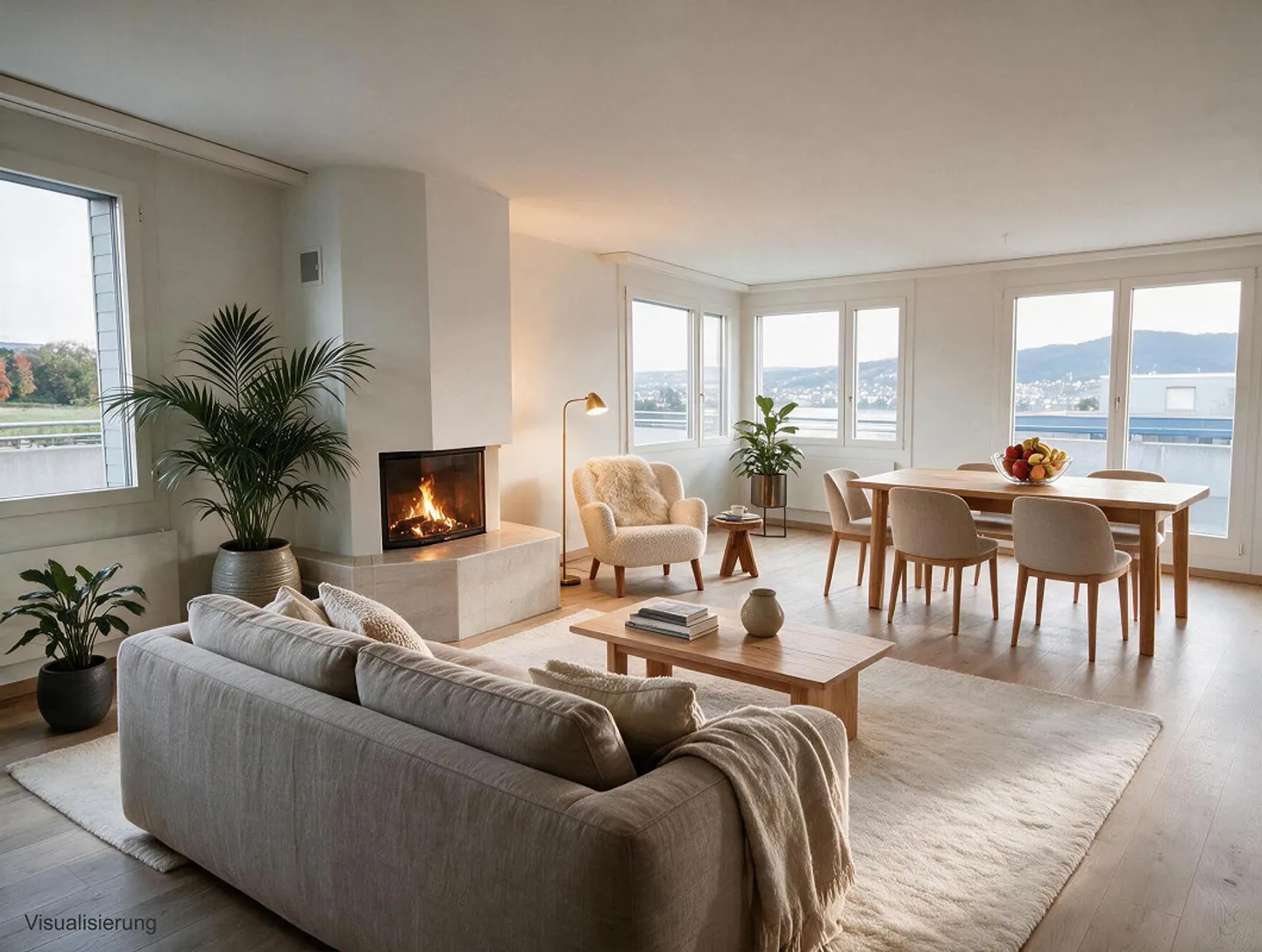 Stilvolles Penthouse mit Terrasse - Foto 5 von 20