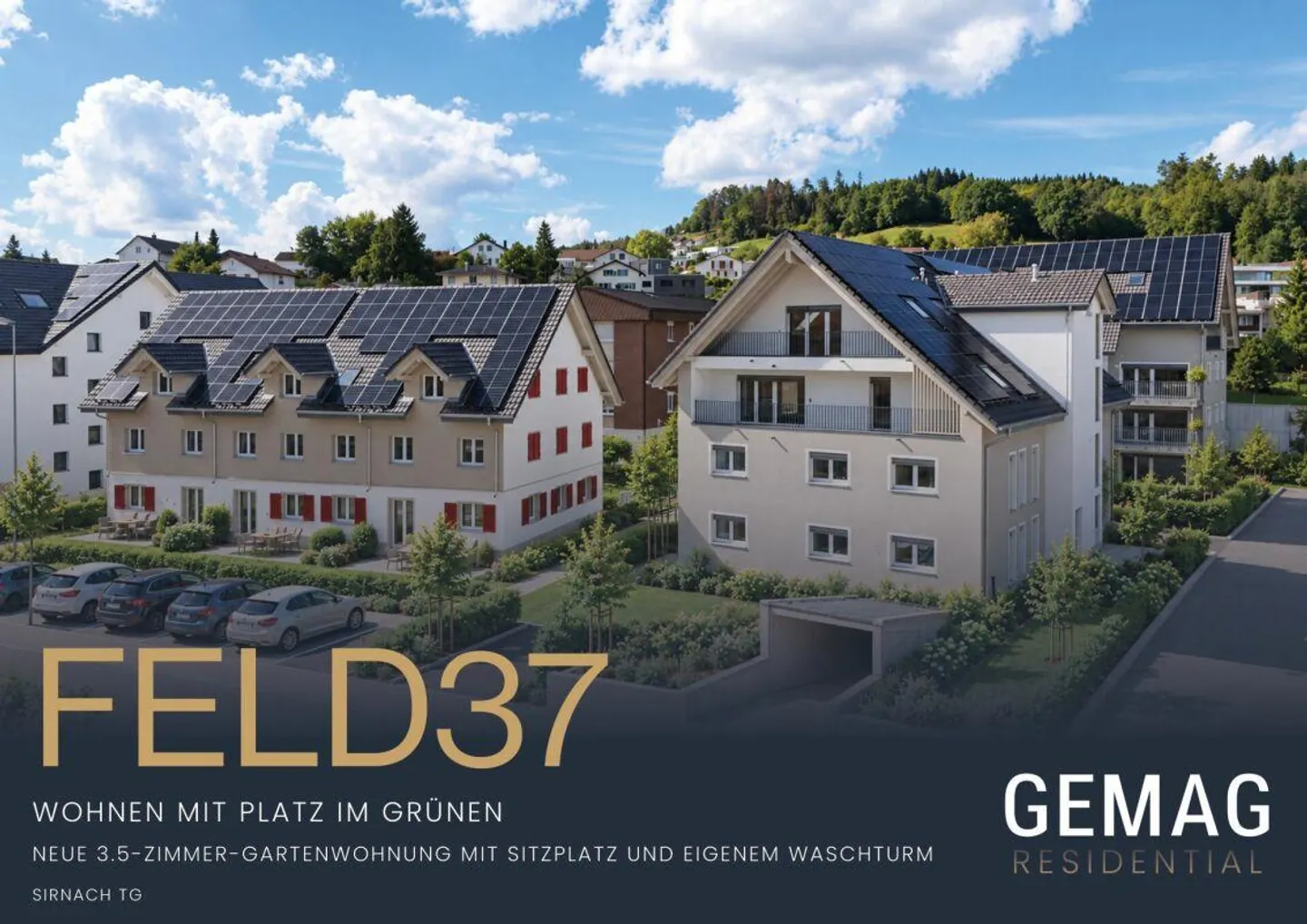 Nouvel appartement de jardin 3.5 pièces avec terrasse et lave-linge privé - Photo 1 sur 7