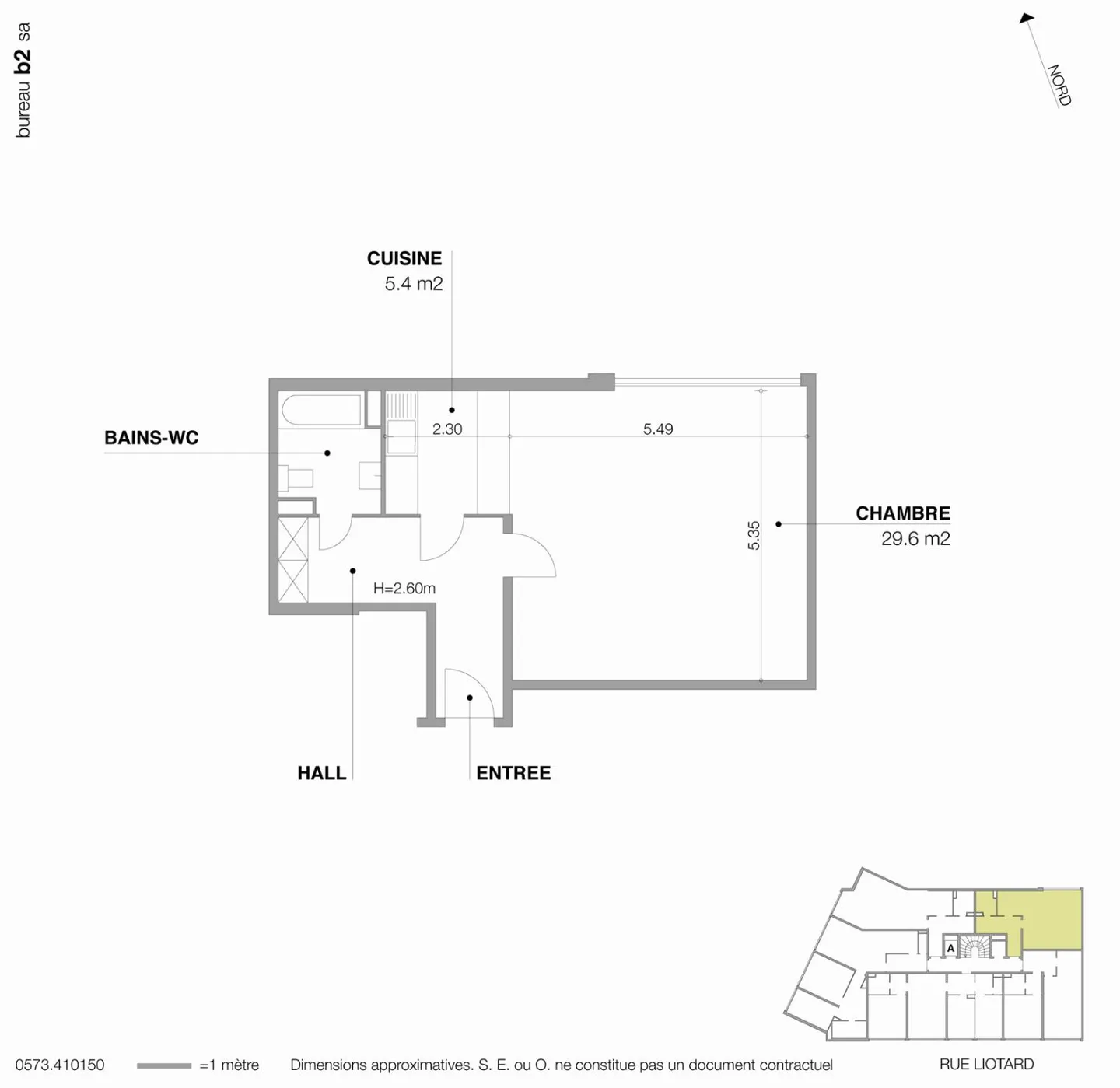 SERVETTE - Rue Liotard 8 - 1 room & kitchenette - 48 m2 - Photo 6 of 6