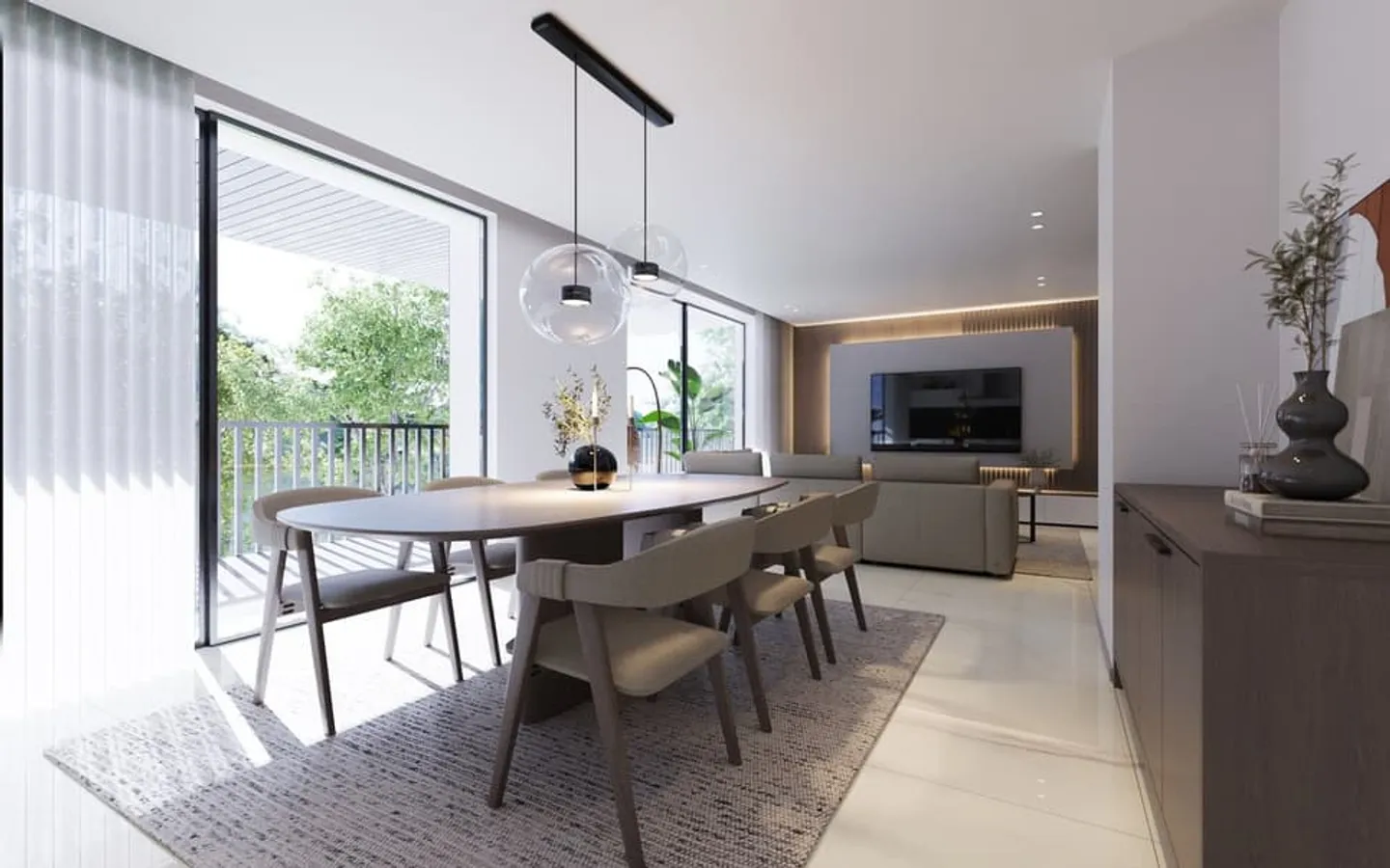 À vendre - Magnifique appartement neuf 3.5 pièces à Chavannes-les-Forts (FR) - Photo 3 sur 7