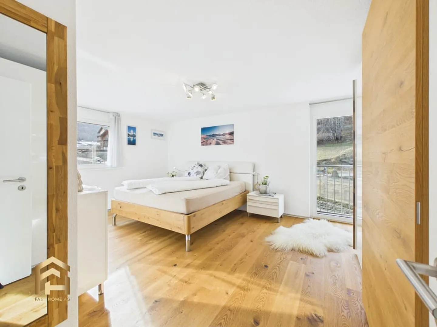 Light, Wood and Mountain View: Special 5.5-Room Apartment in Stalden - Photo 9 of 13