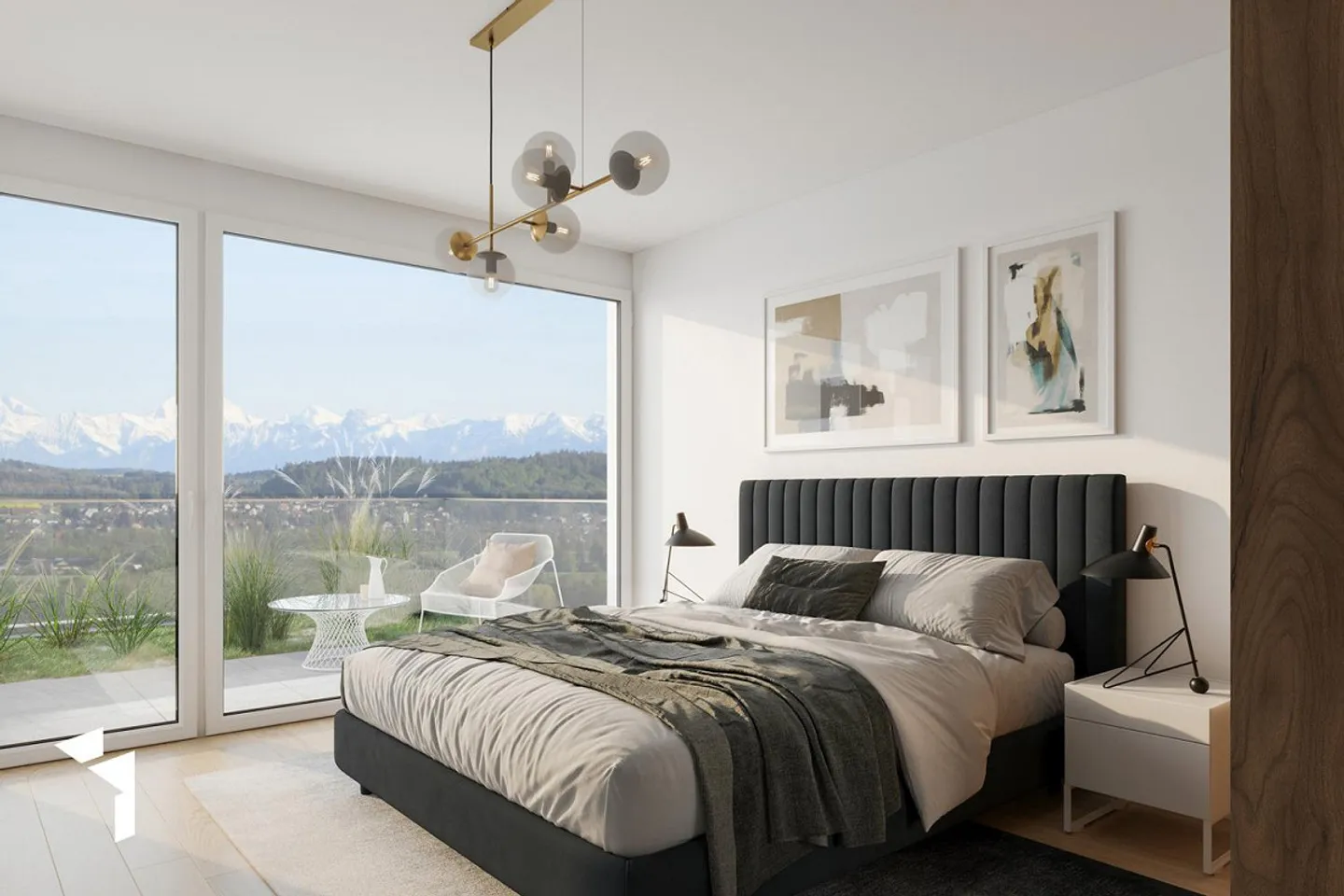 Moderne Terrassenhäuser mit Aussicht - Foto 4 von 9