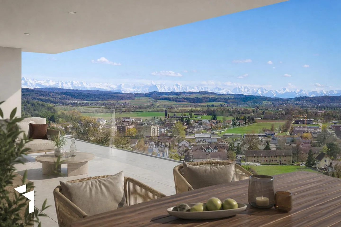 Moderne Terrassenhäuser mit Aussicht - Foto 8 von 9