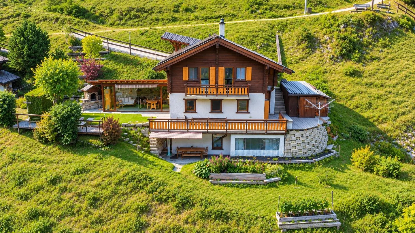 Charmantes Chalet mit Traumhaftem Blick - Foto 1 von 8