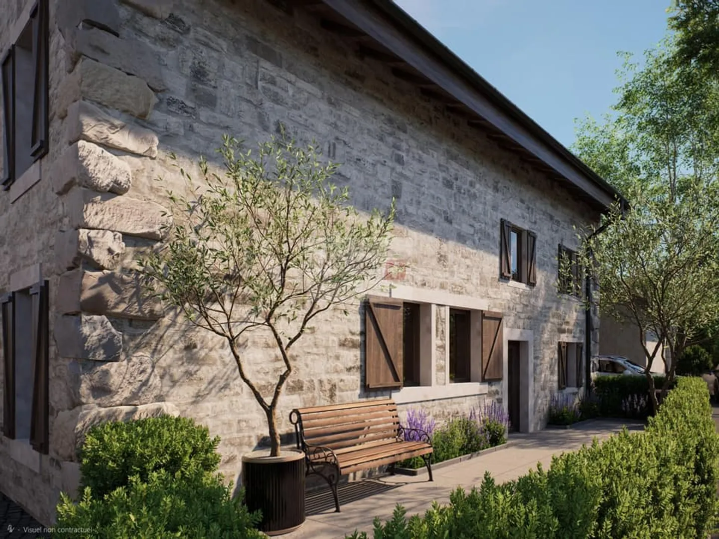 Hameau du Petit-Veyrier - Maison de village rénovée - Foto 1 von 3