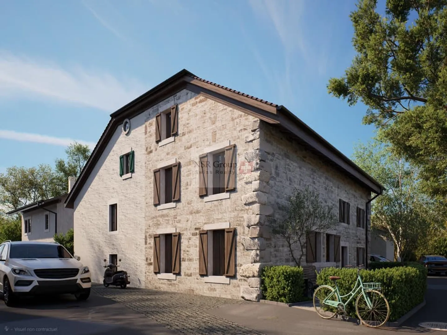 Hameau du Petit-Veyrier - Maison de village rénovée - Foto 3 von 3