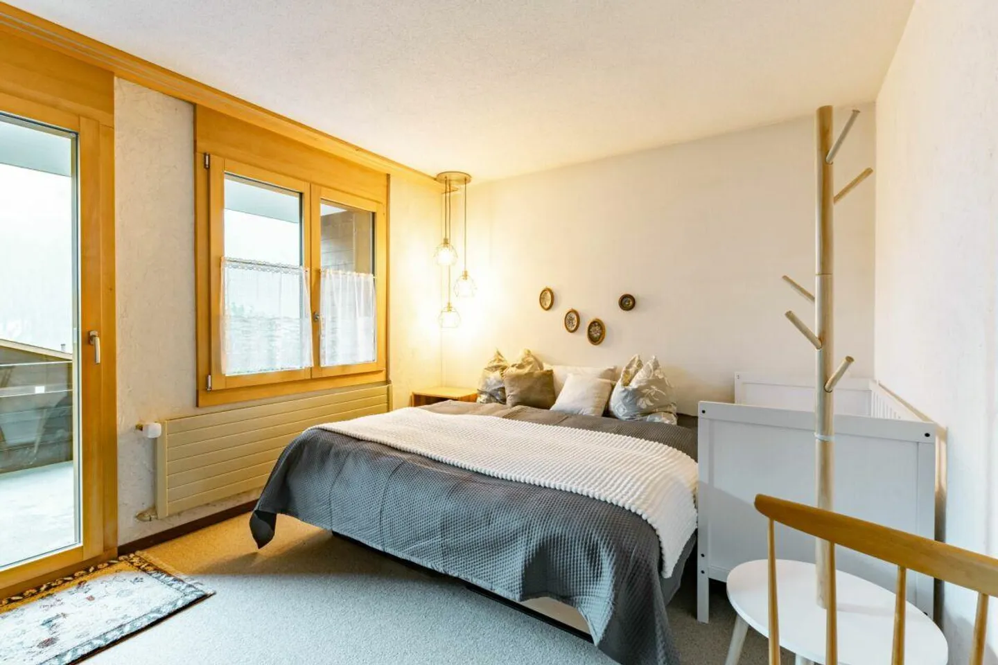 Appartement confortable de 3.5 pièces avec vue sur les montagnes, Chalet Almis - Photo 12 sur 21