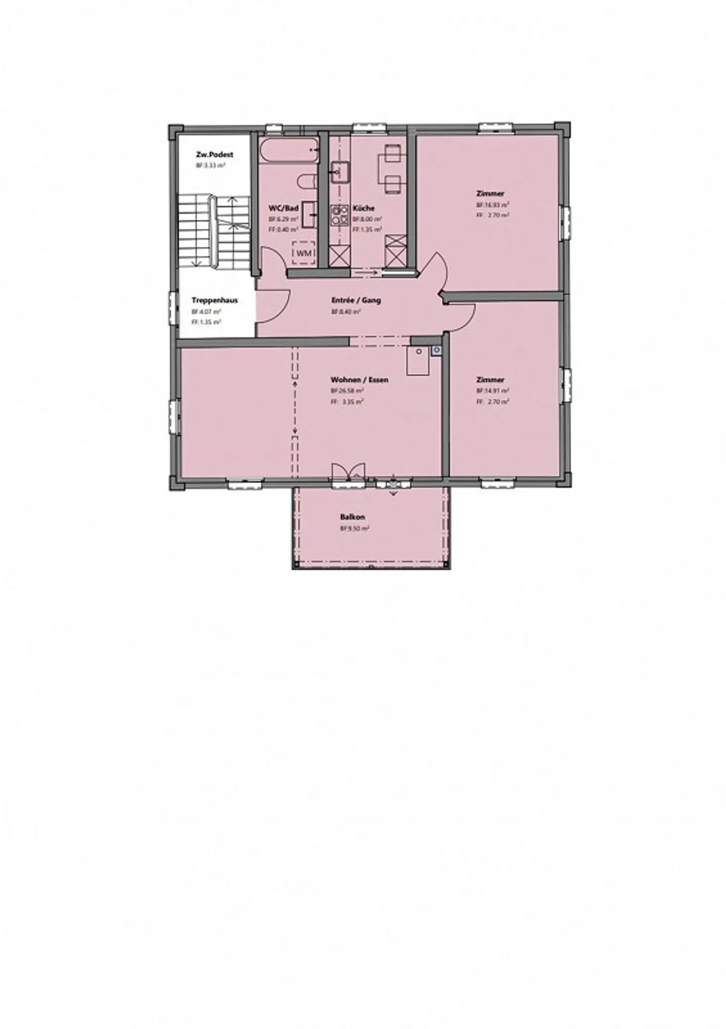 Traumwohnung - auf Wunsch mit Gartenanteil - Foto 12 von 12