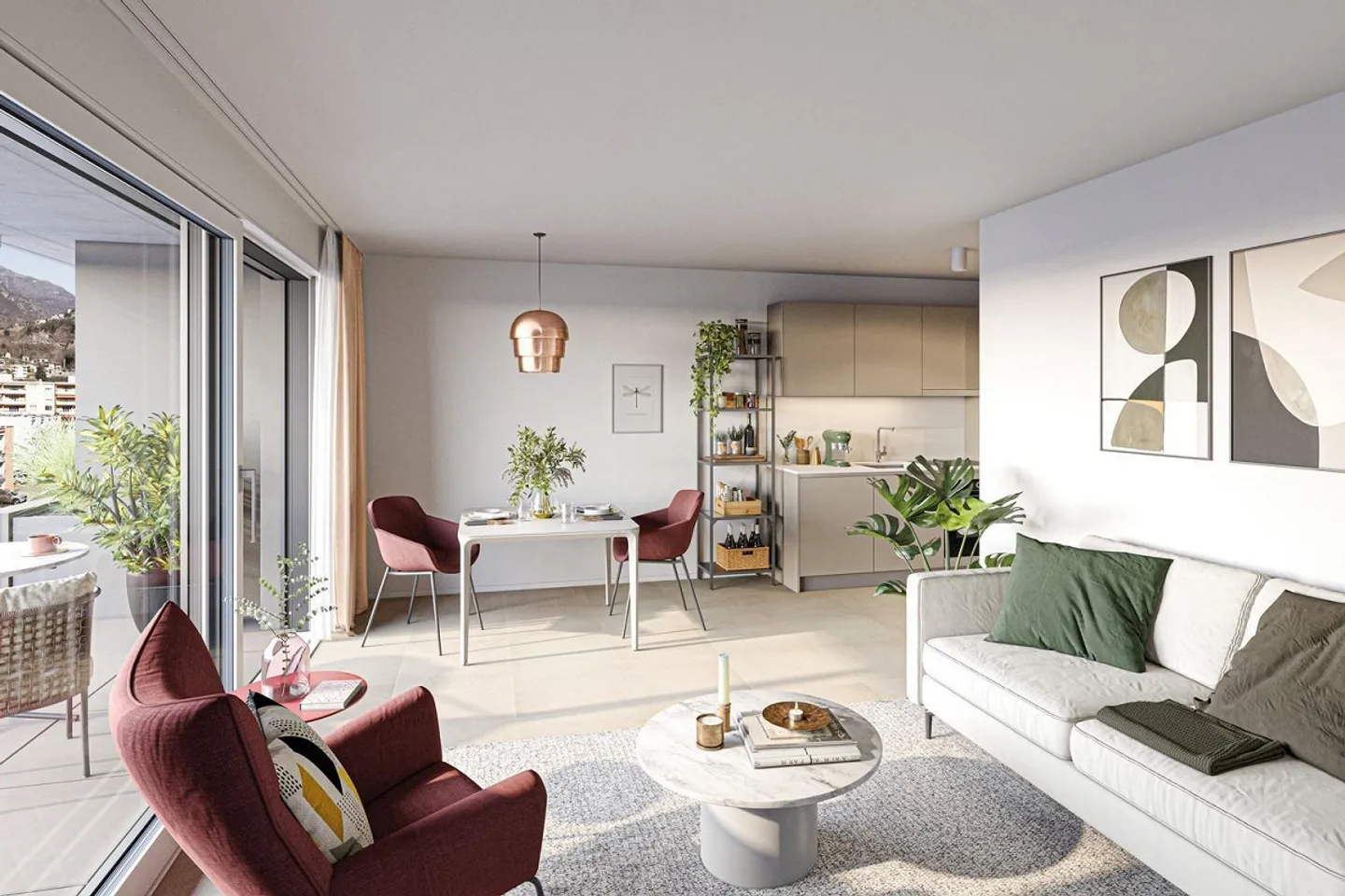 RESIDENZA HEDERA - ERSTE VERMIETUNG MODERNER WOHNUNGEN IN TENERO... - Foto 1 von 4