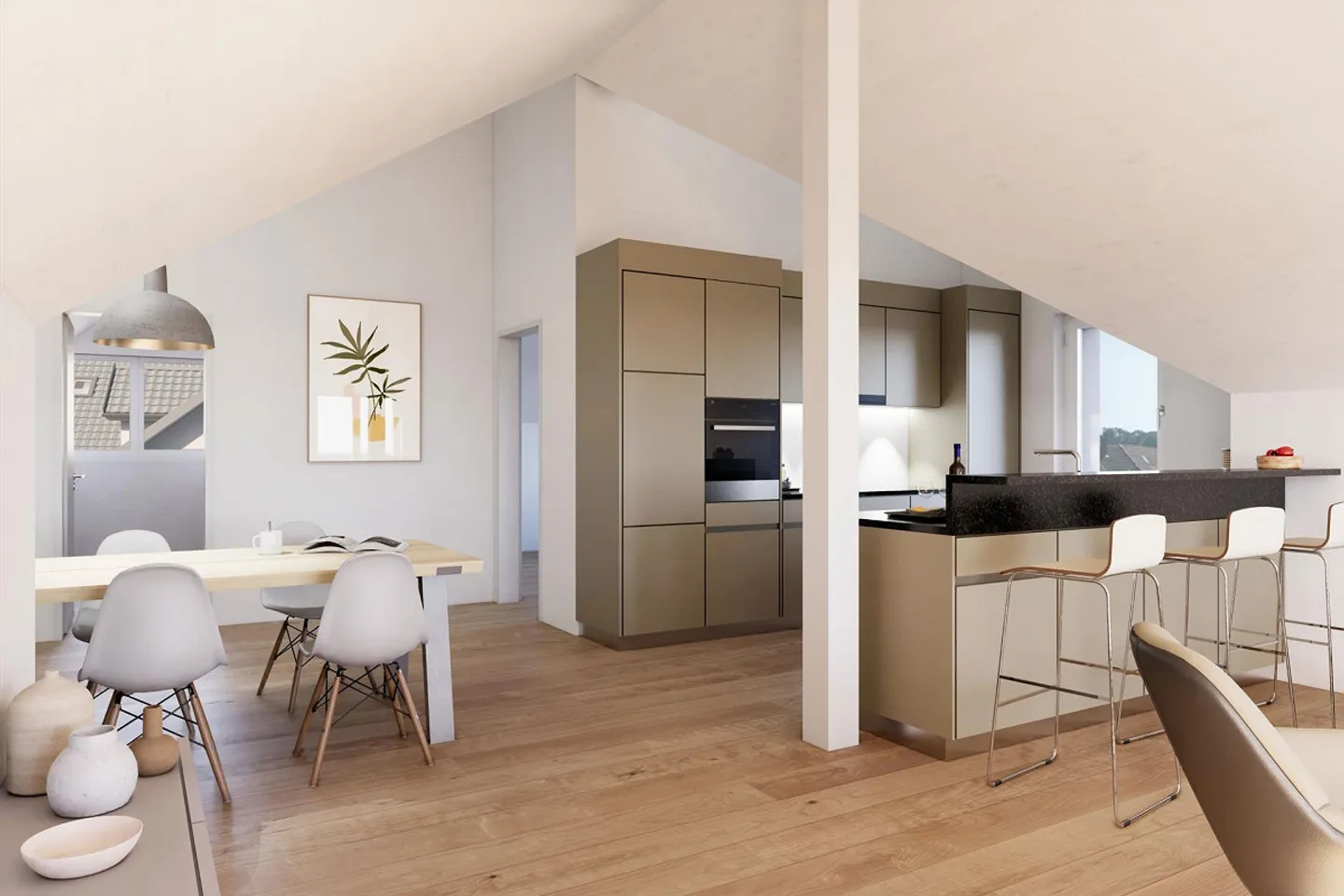 Family-friendly 5.5-room new apartment with lake view - Photo 3 of 5