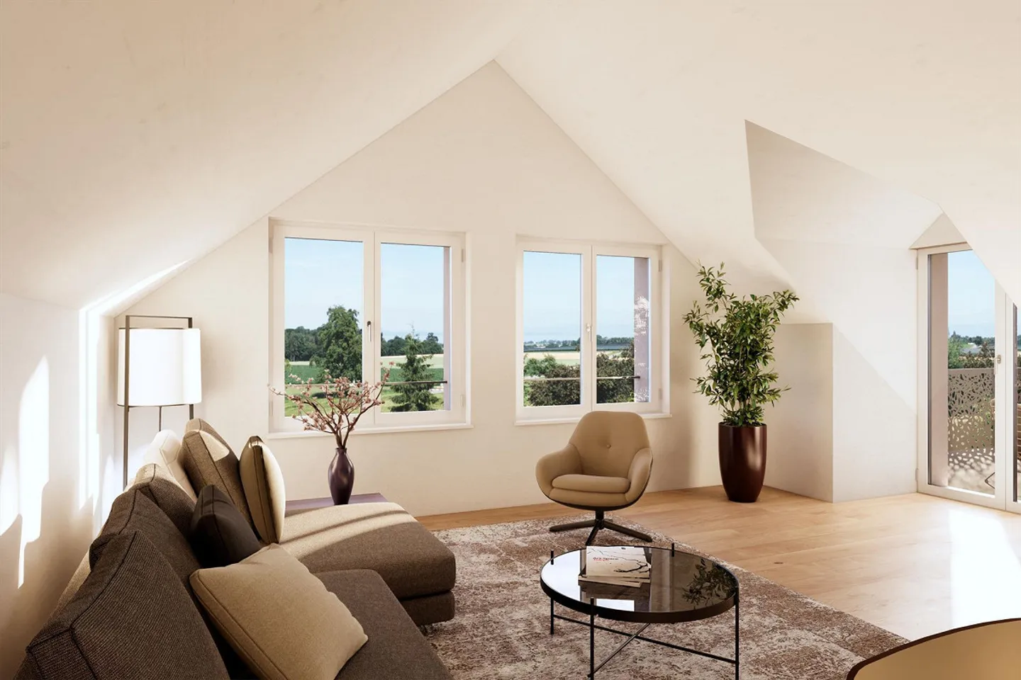 Family-friendly 5.5-room new apartment with lake view - Photo 4 of 5