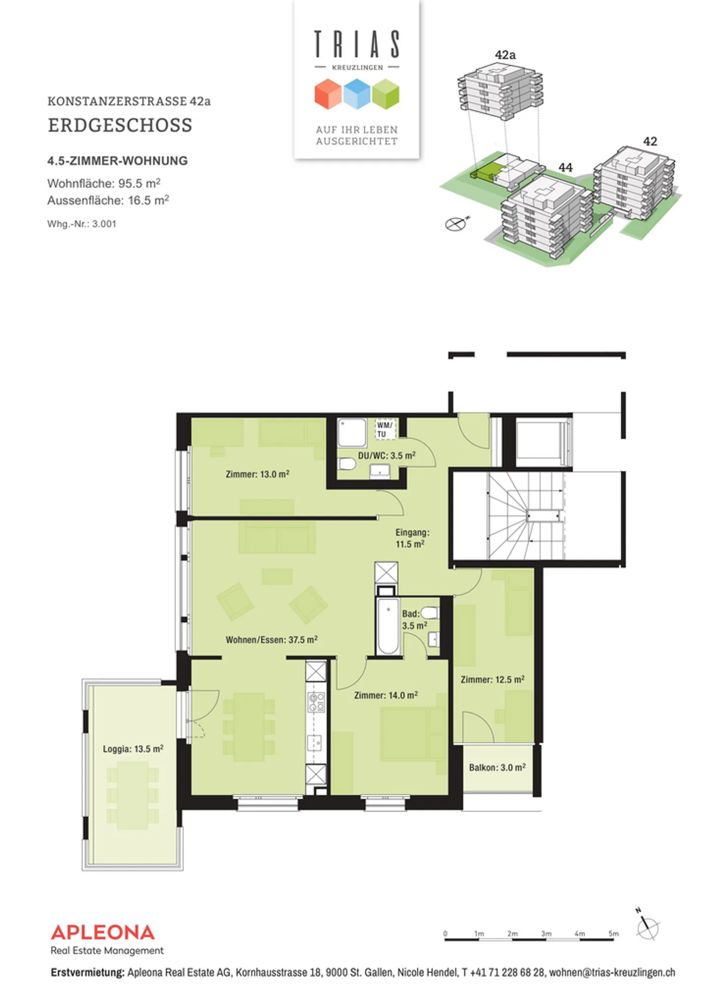 Apartment with private outdoor area in the green - Photo 8 of 8