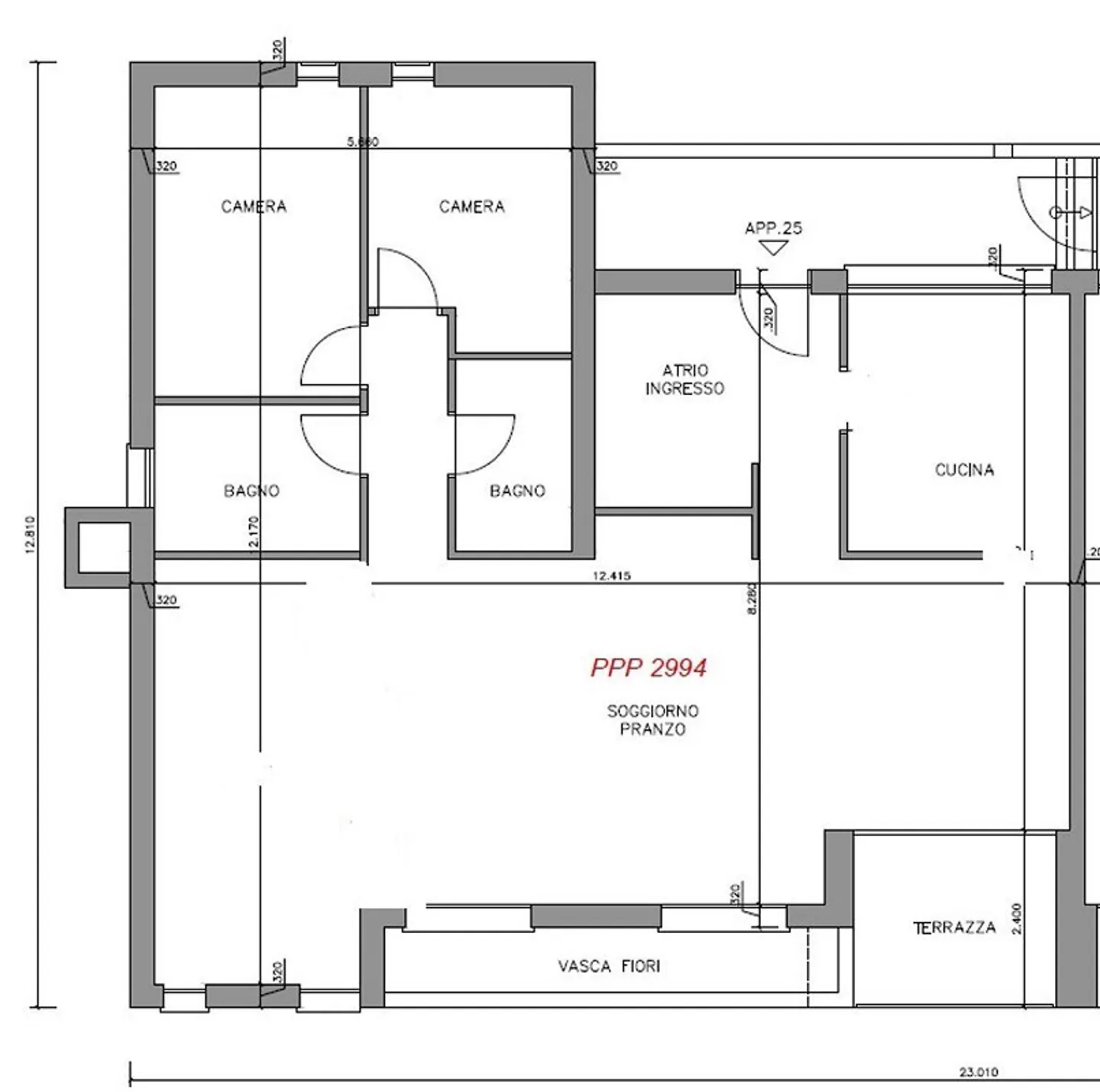 Montagnola - appartement élégant avec 3,5 pièces rénové - Photo 5 sur 6