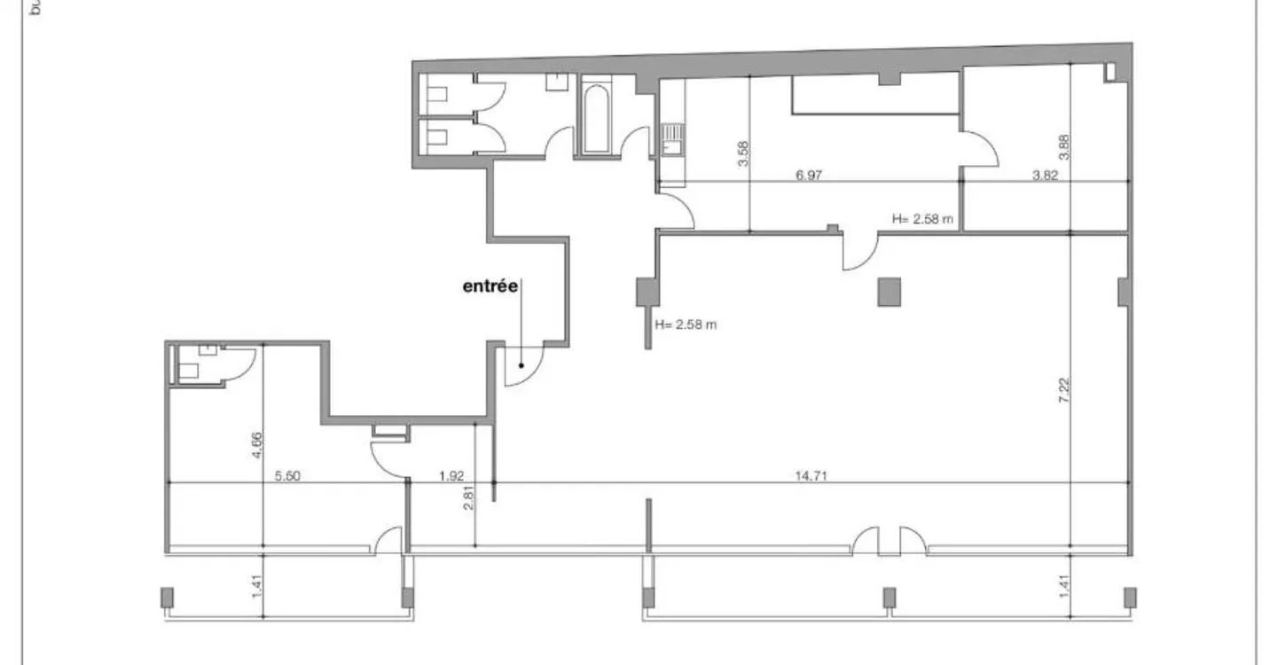 Nationen - Bahnhof - CHF 330.--m2-an - Büros von etwa 183 m² - Foto 7 von 7