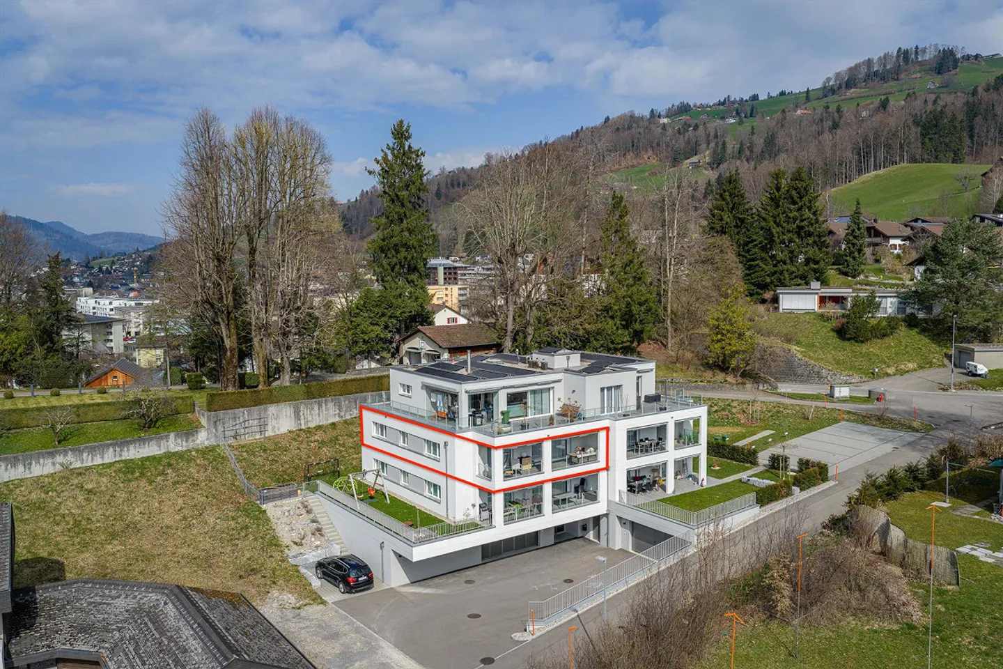 Appartement moderne de 4,5 pièces avec panorama sur les montagnes à Ebnat-Kappel - Photo 1 sur 18