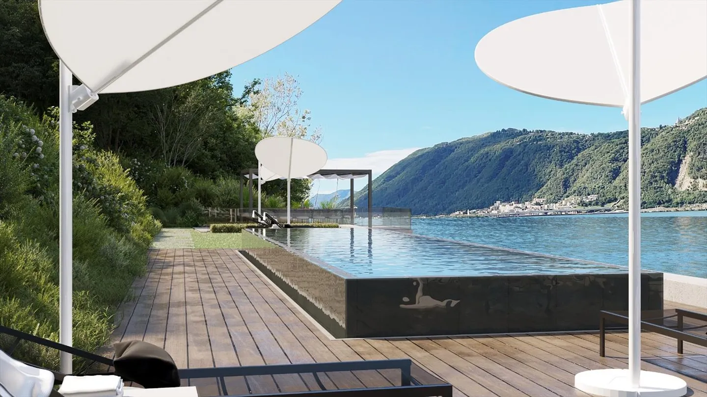 Appartamento magnifico direttamente sul lago di Lugano - Foto 2 di 9