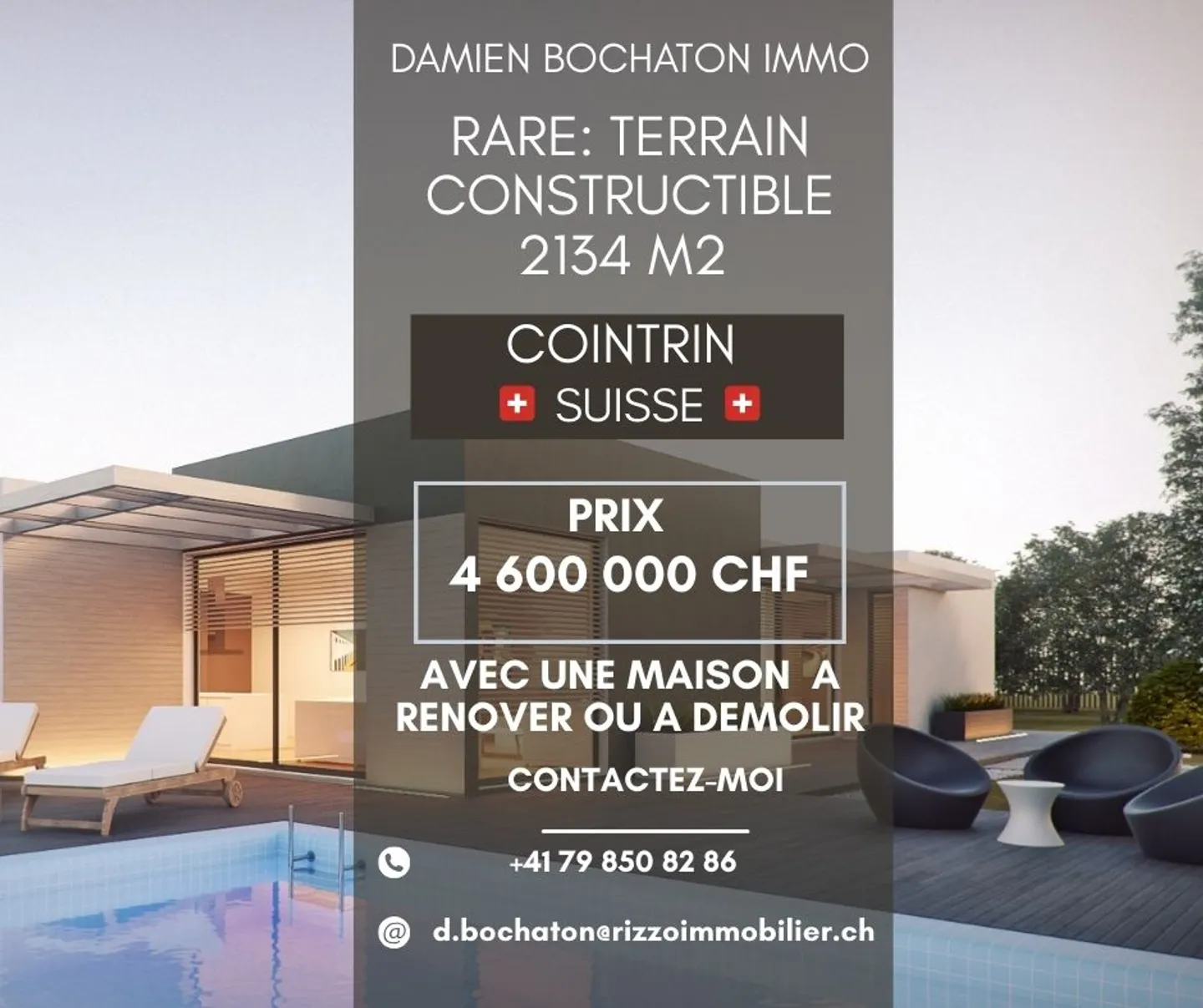 Terrain de 2134 m2 - Photo 1 sur 1