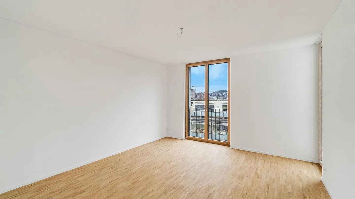 Moderne 3.5-Zimmerwohnung mit Garten - Foto 6 von 7