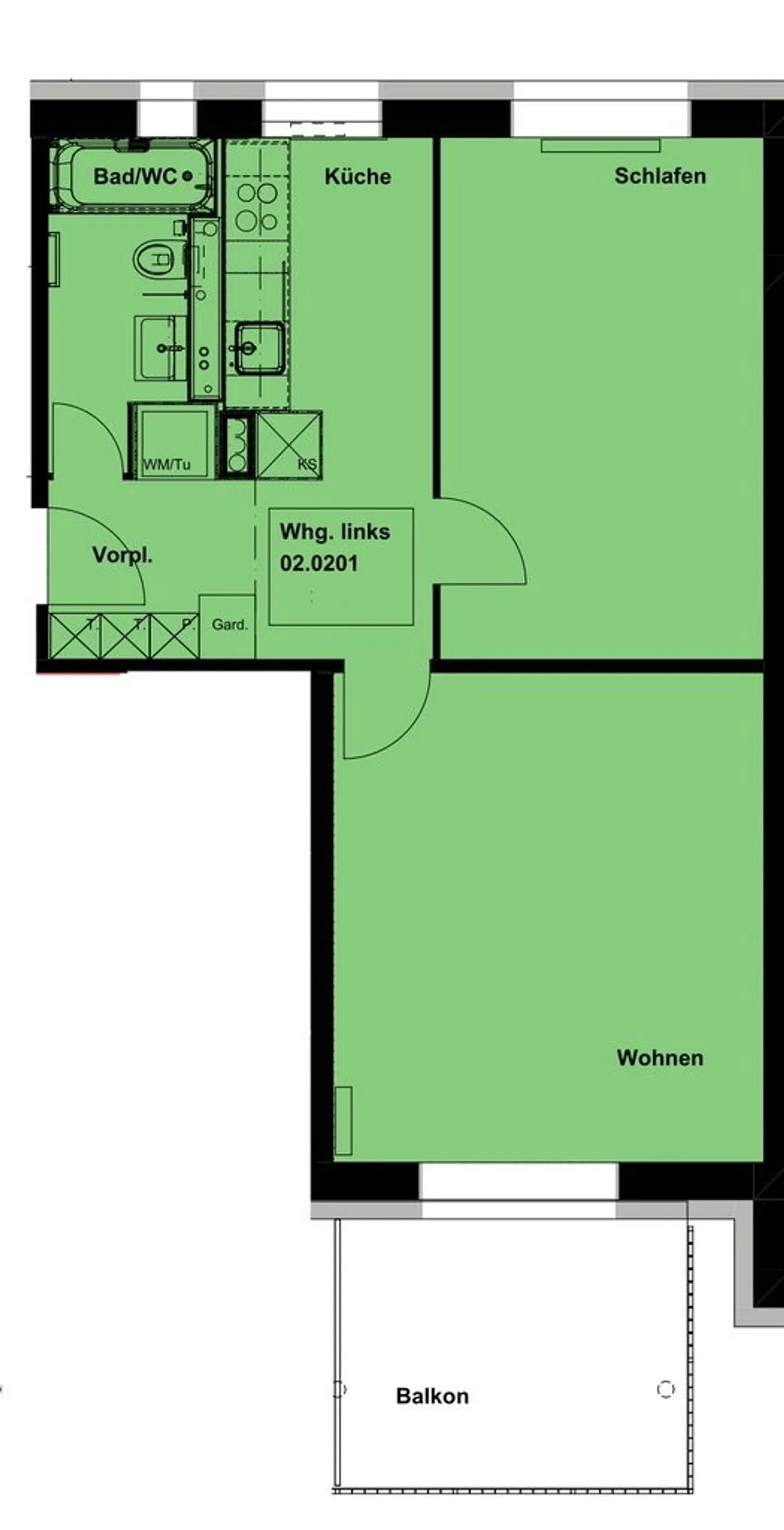 Moderne Wohnung in Zürich Affoltern - Foto 8 von 8