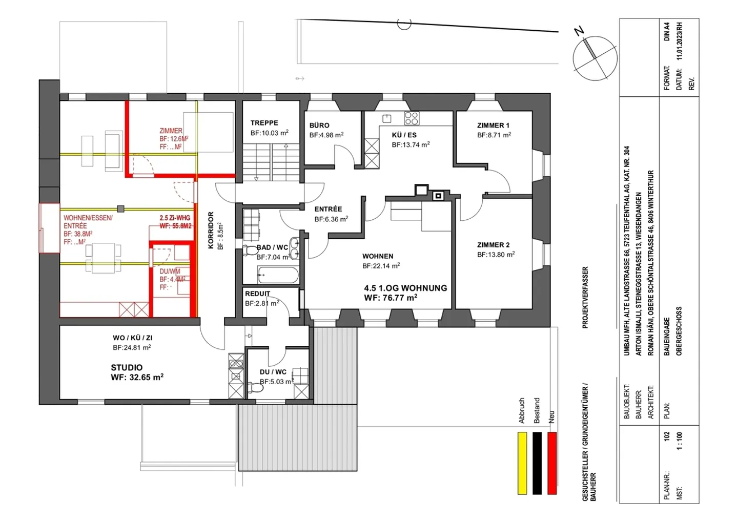 Freshly renovated 2.5 room apartment in Teufenthal AG - Photo 1 of 2