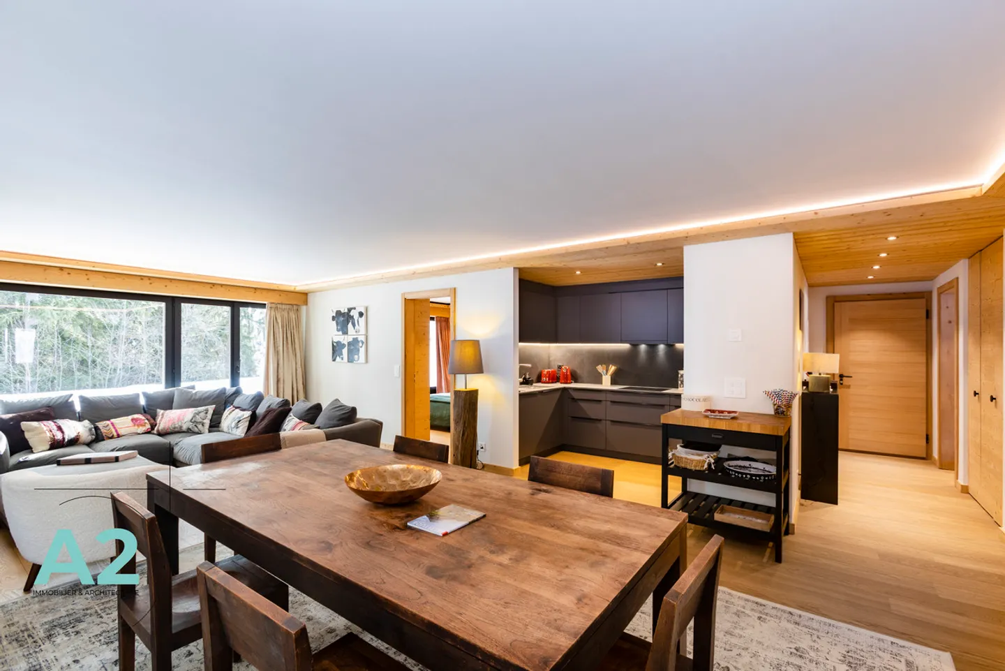 Wunderschöne 4,5-Zimmer-Wohnung, die am Fuße der Skipisten vollständig renoviert wurde - Foto 10 von 22