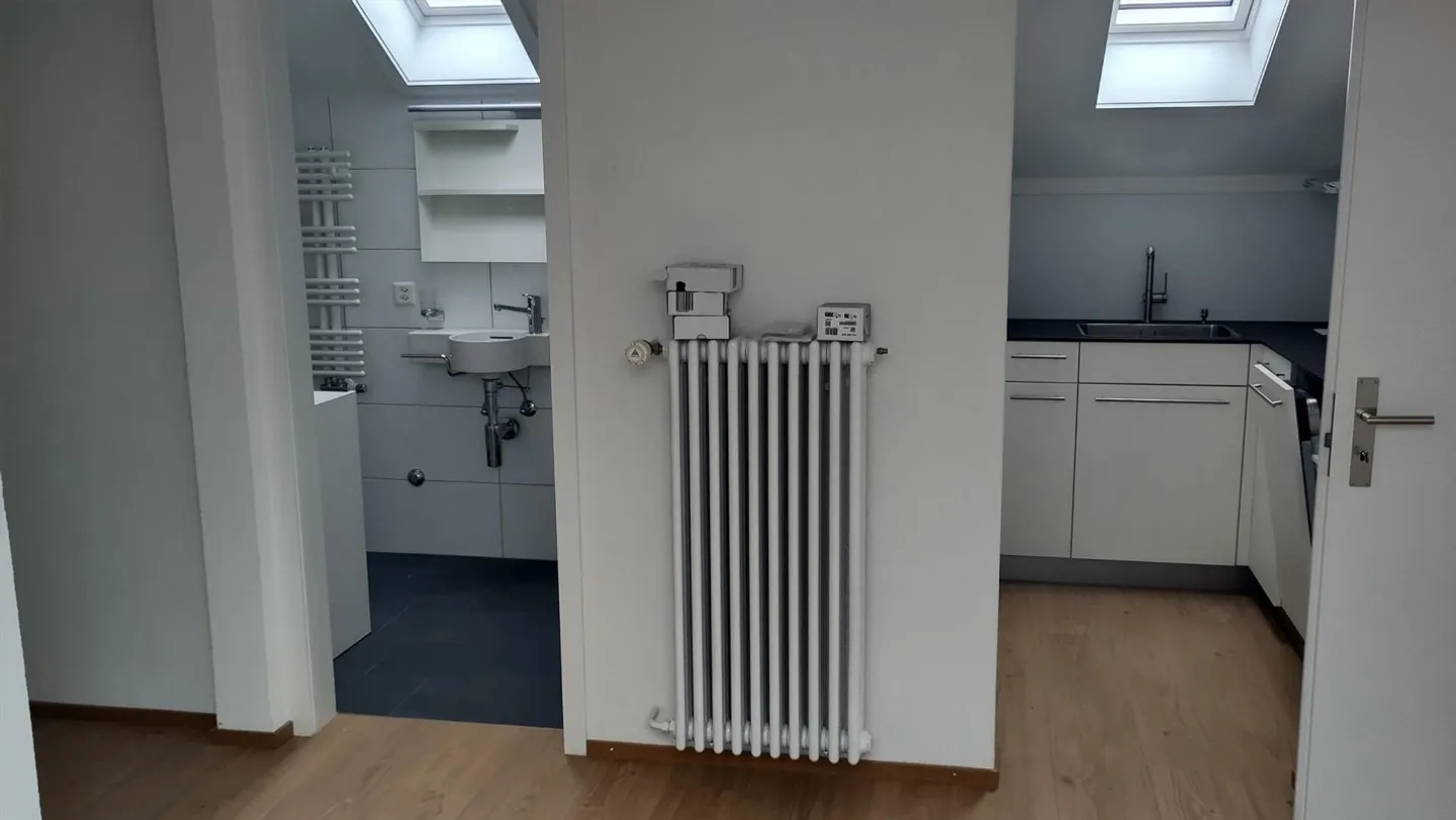Appartement en penthouse de 2 pièces fraîchement rénové - Photo 6 sur 7