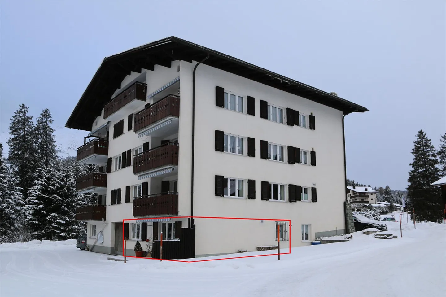 Appartamento al piano terra di 2,5 stanze in posizione soleggiata a Valbella/Lenzerheide - Foto 10 di 12