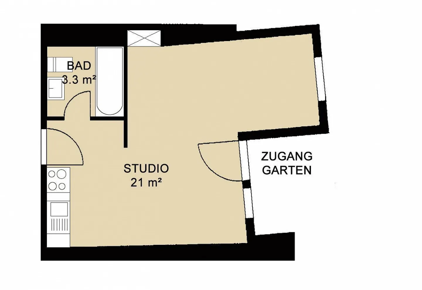 Heimeliges Studio mit Charme - Foto 5 di 5