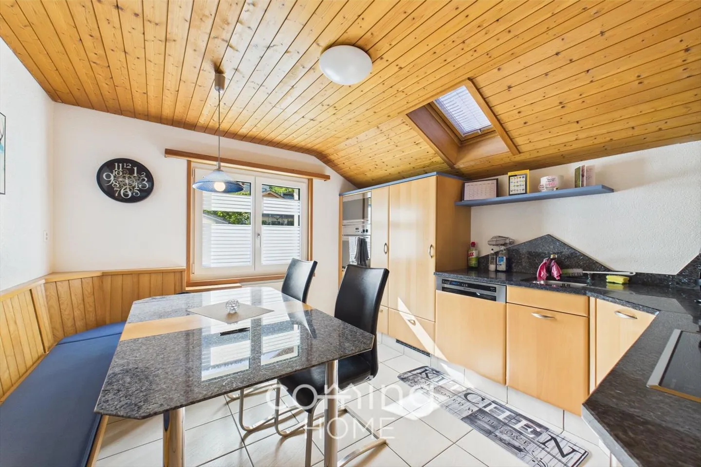 4-room attic apartment in Ried-Brig - sunny, furnished and with Alpine panorama - Photo 3 of 13