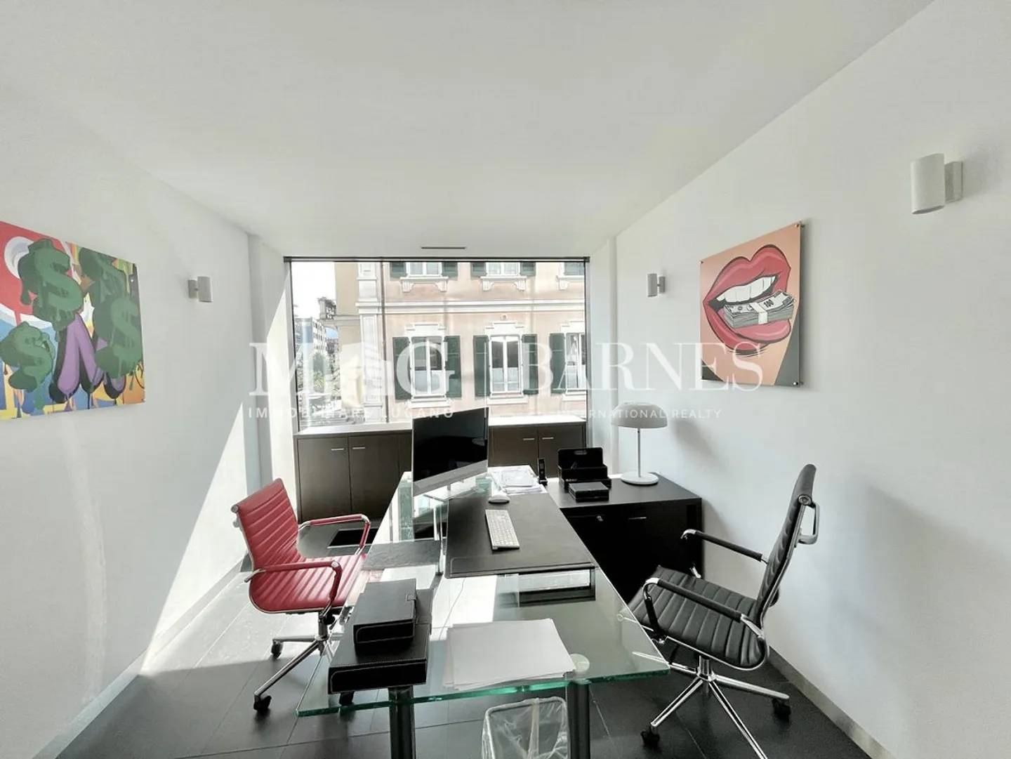 Lugano, Paradiso: Bureau moderne de 4 pièces avec vue sur le lac - Photo 2 sur 5
