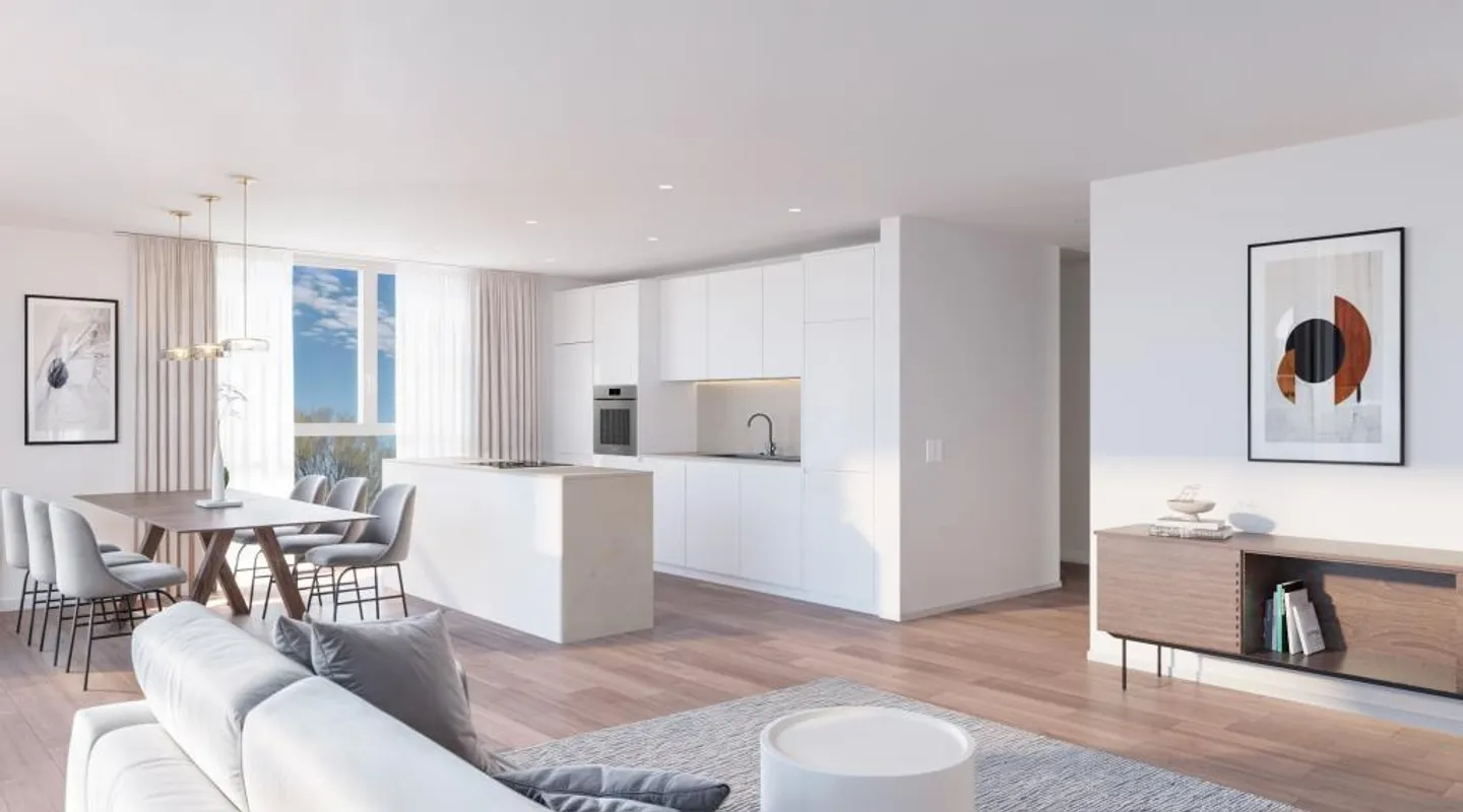 Appartement en attique de 4,5 pièces - Photo 2 sur 5