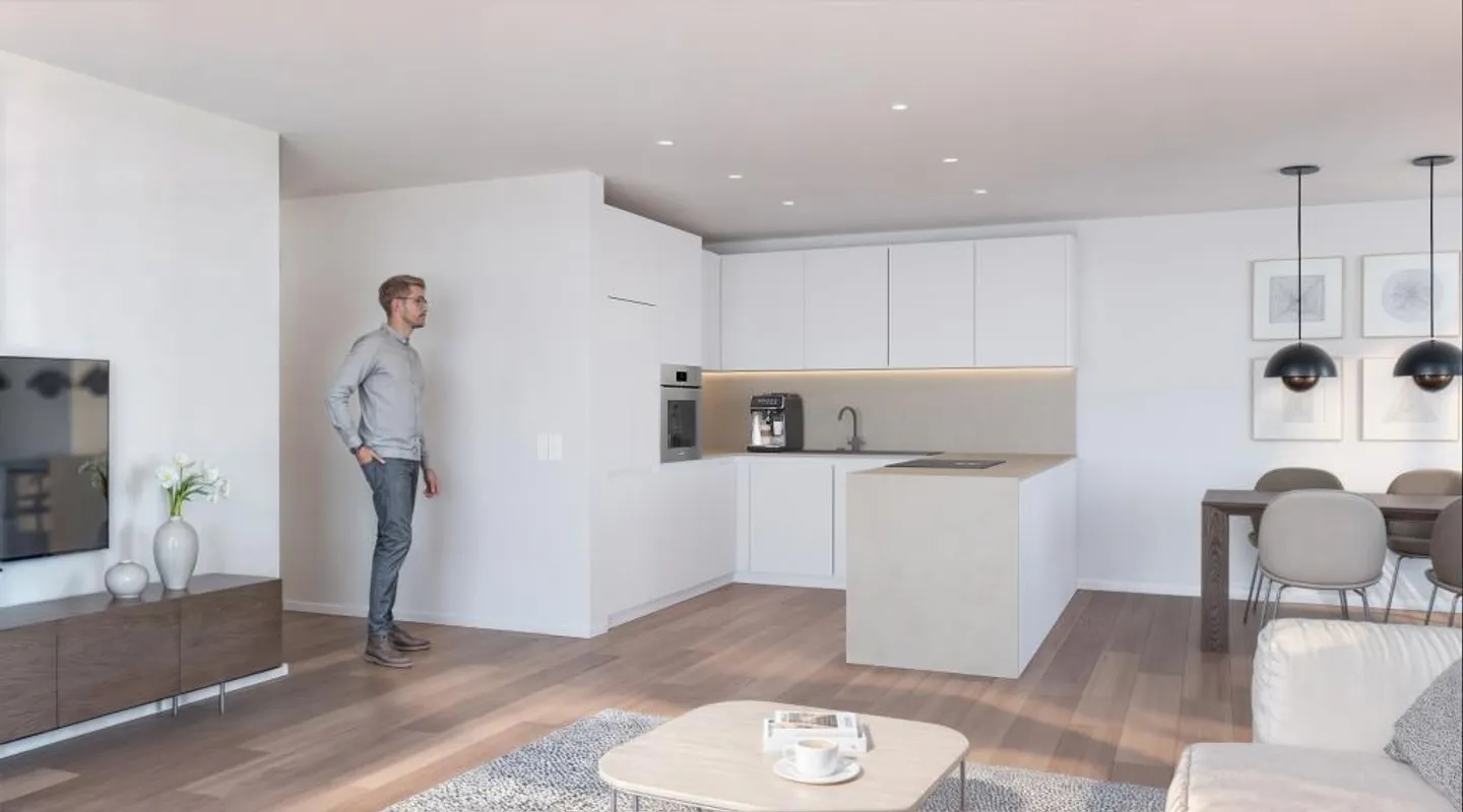 Appartement en attique de 4,5 pièces - Photo 4 sur 5