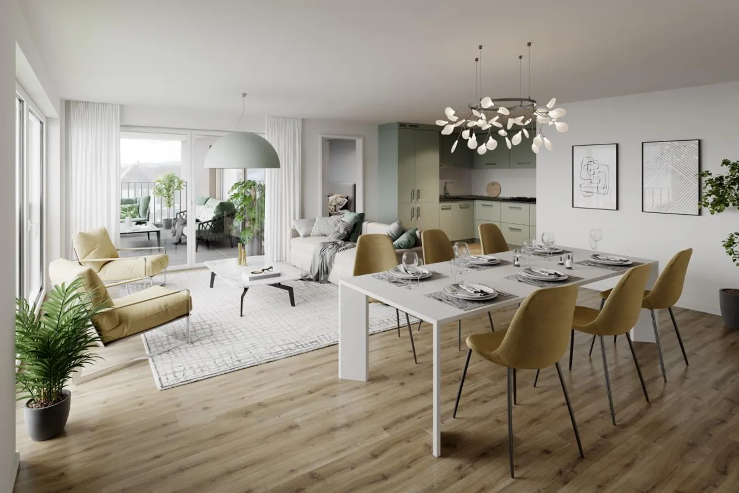 Appartement neuf accessible et sans obstacles avec balcon - Photo 4 sur 5