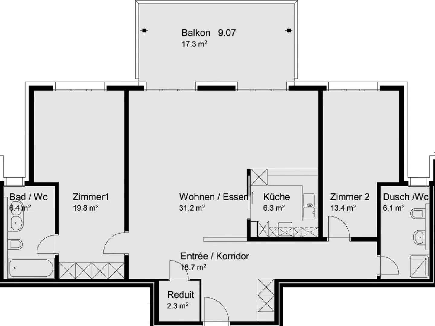 Appartement spacieux de 3,5 pièces à Küssnacht am Rigi - Photo 6 sur 6