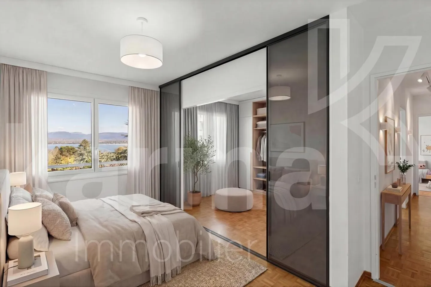 Appartamento luminoso con vista sul lago e sulle montagne - Foto 7 di 13