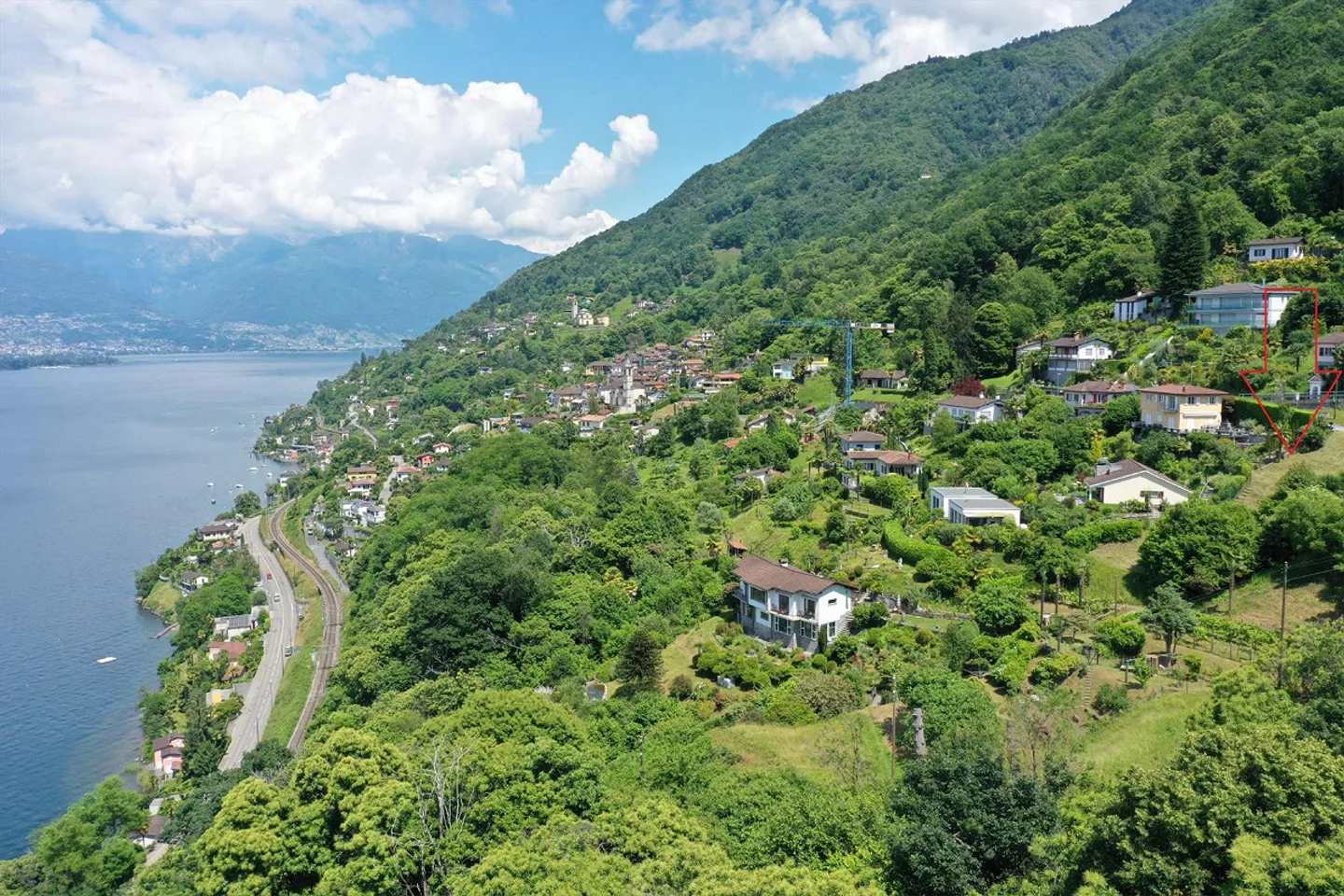 Terreno edificabile con vista panoramica sul Lago Maggiore - Foto 3 di 7